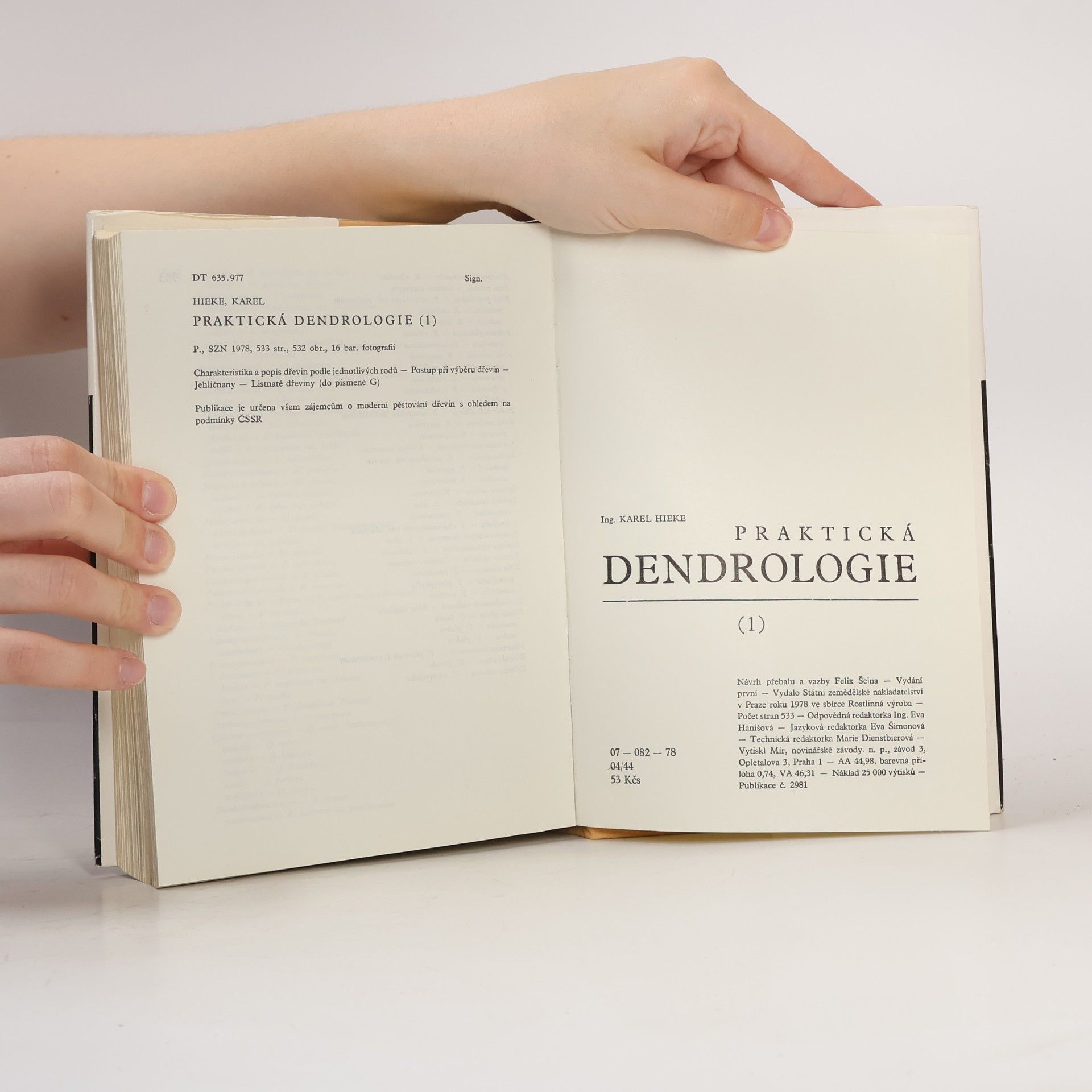 Karel Hieke Praktická dendrologie 1