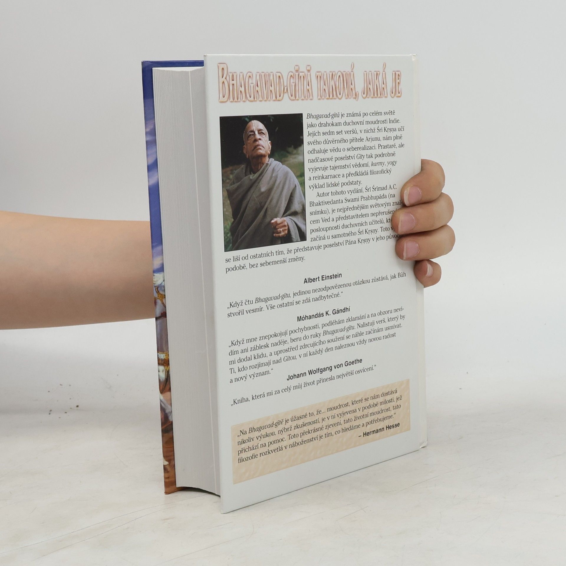 Šrí Šrímad A. Č. Bhaktivédanta Swami Prabhupáda Bhagavad-gītā. Taková, jaká je