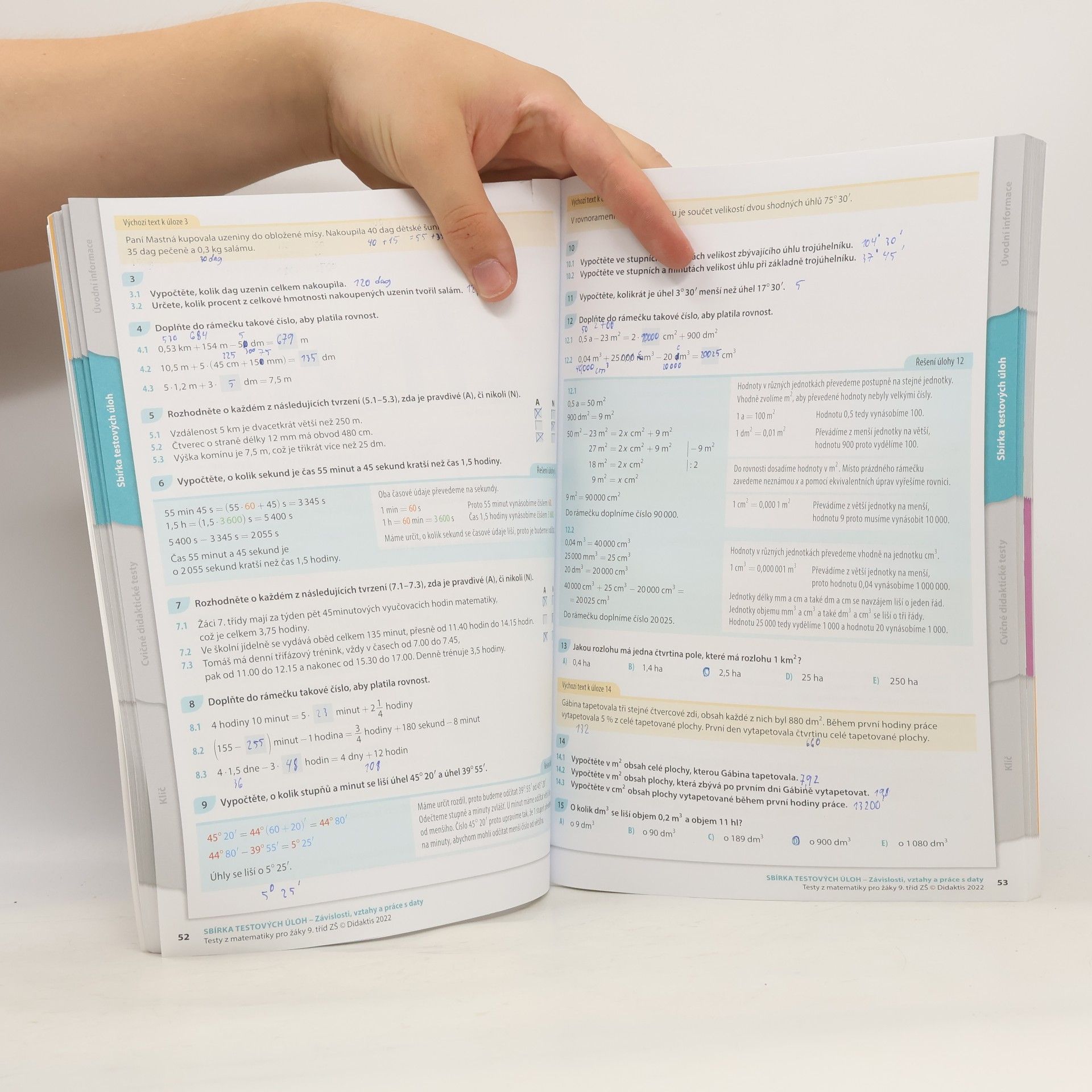 Various authors Testy 2023-2024 z matematiky pro žáky 9. tříd ZŠ