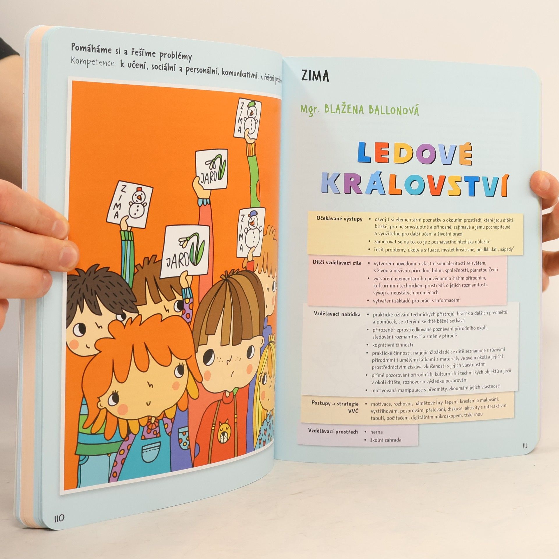 Kolektív autorov Školka hrou. Výchovně-vzdělávací činnost. Zima