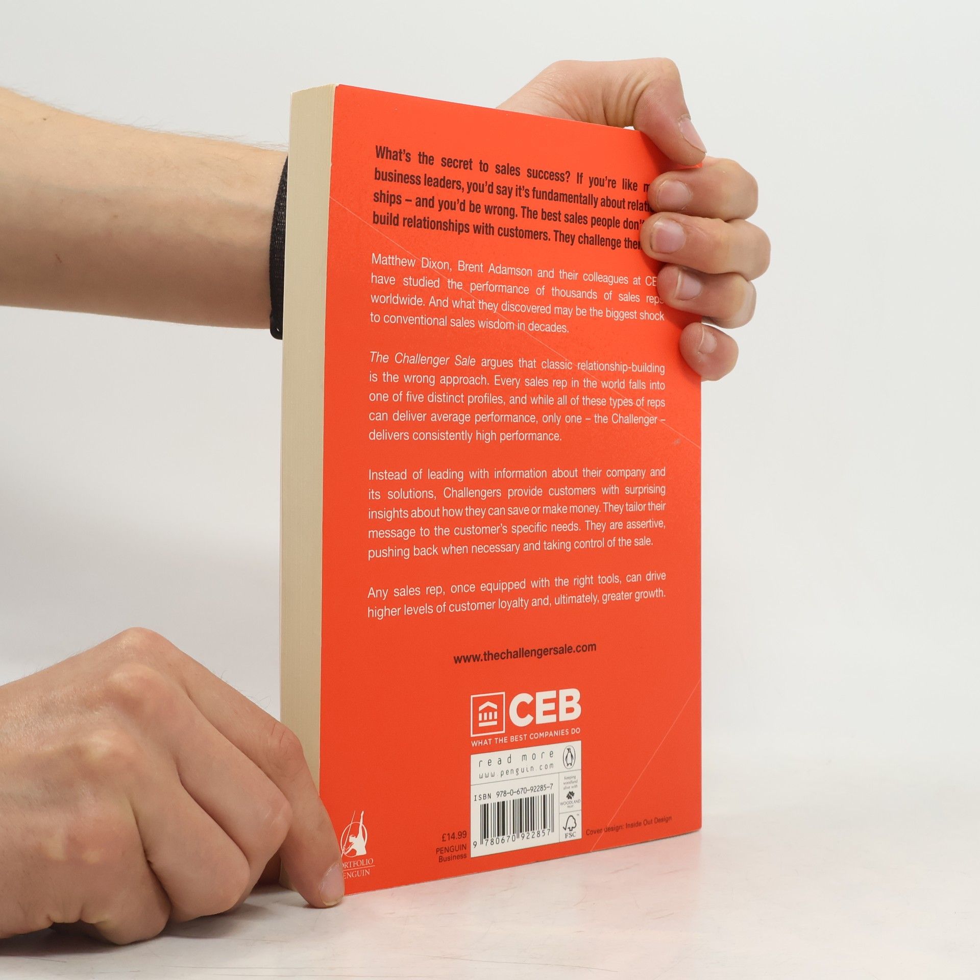 Matthew Dixon The challenger sale : how to take control of customer conversation