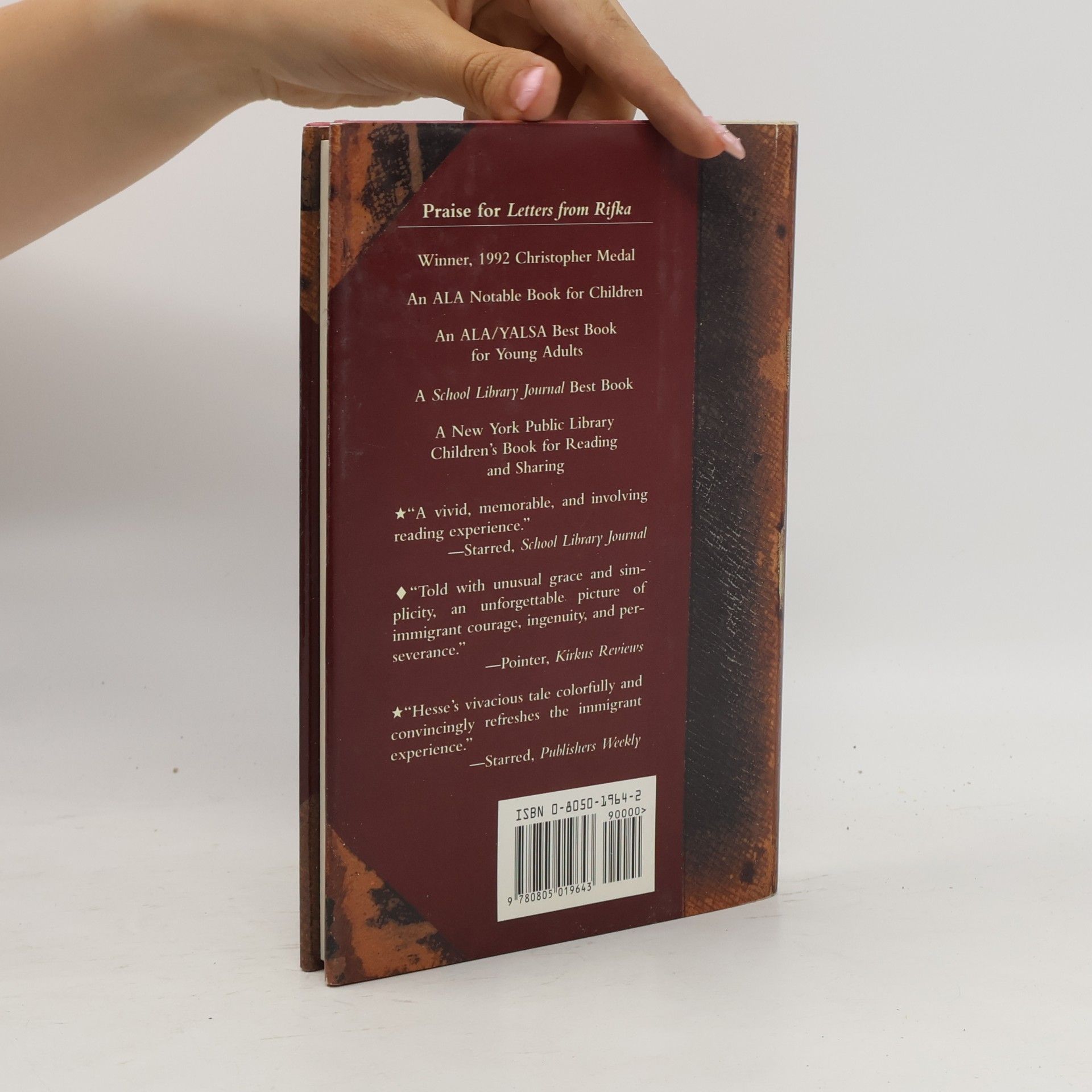 Karen Hesse Letters from Rifka
