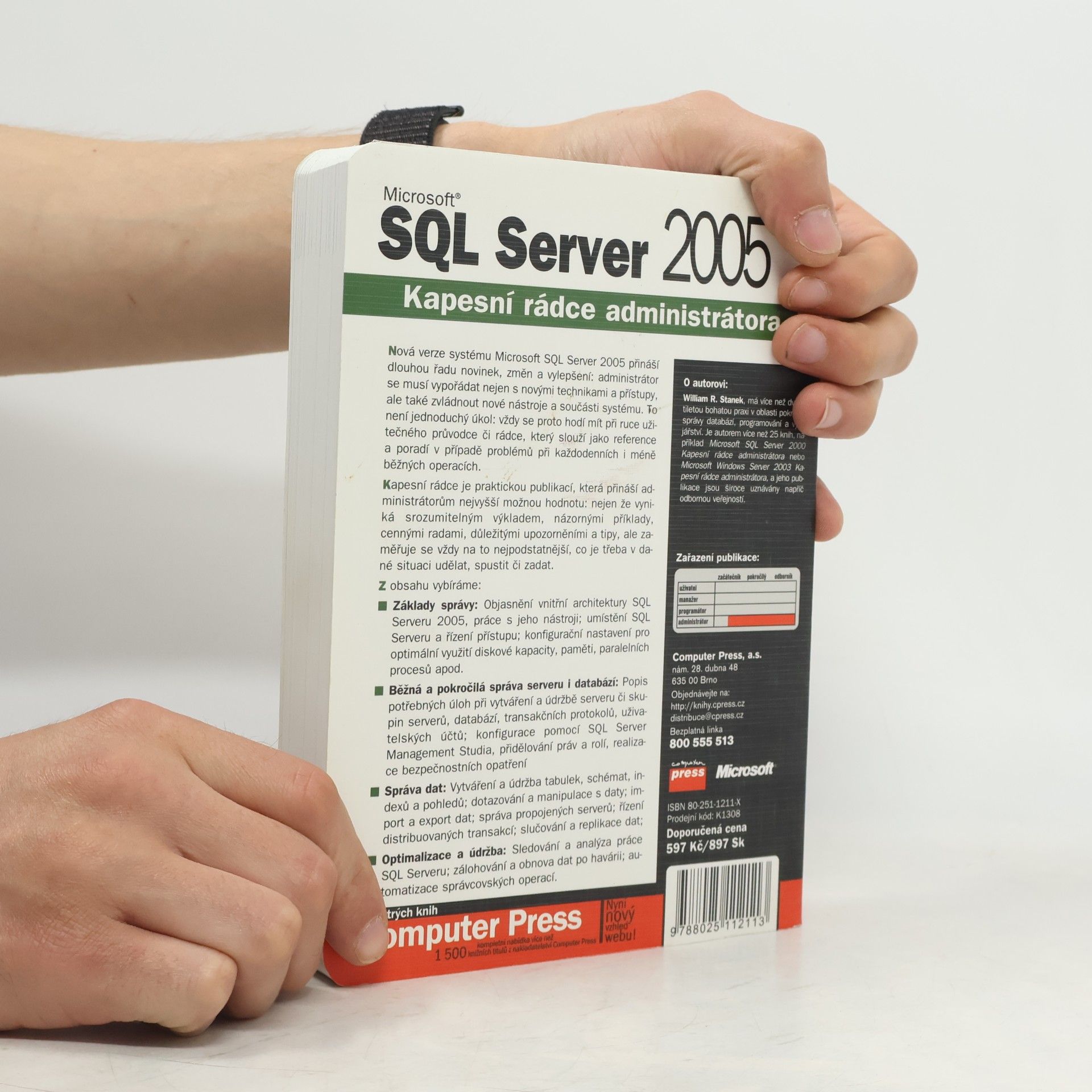 William Robert Stanek Microsoft SQL Server 2005. Kapesní rádce administrátora
