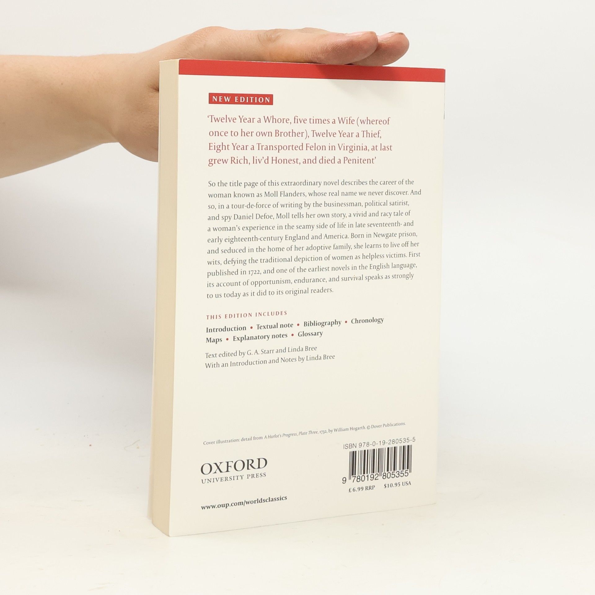 G.A. Starr Oxford World's Classics: Moll Flanders
