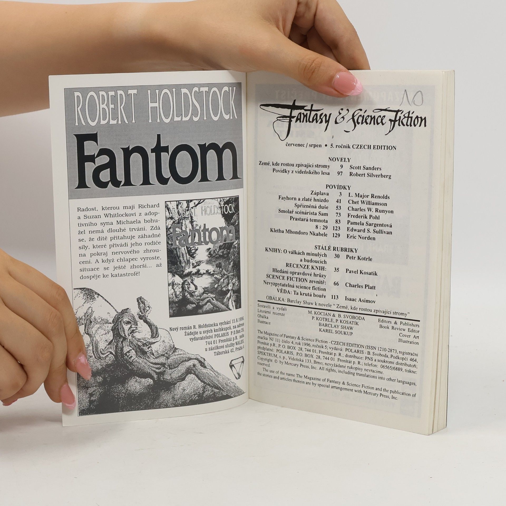 Kolektiv autorů The Magazine of Fantasy & Science Fiction 4/1996