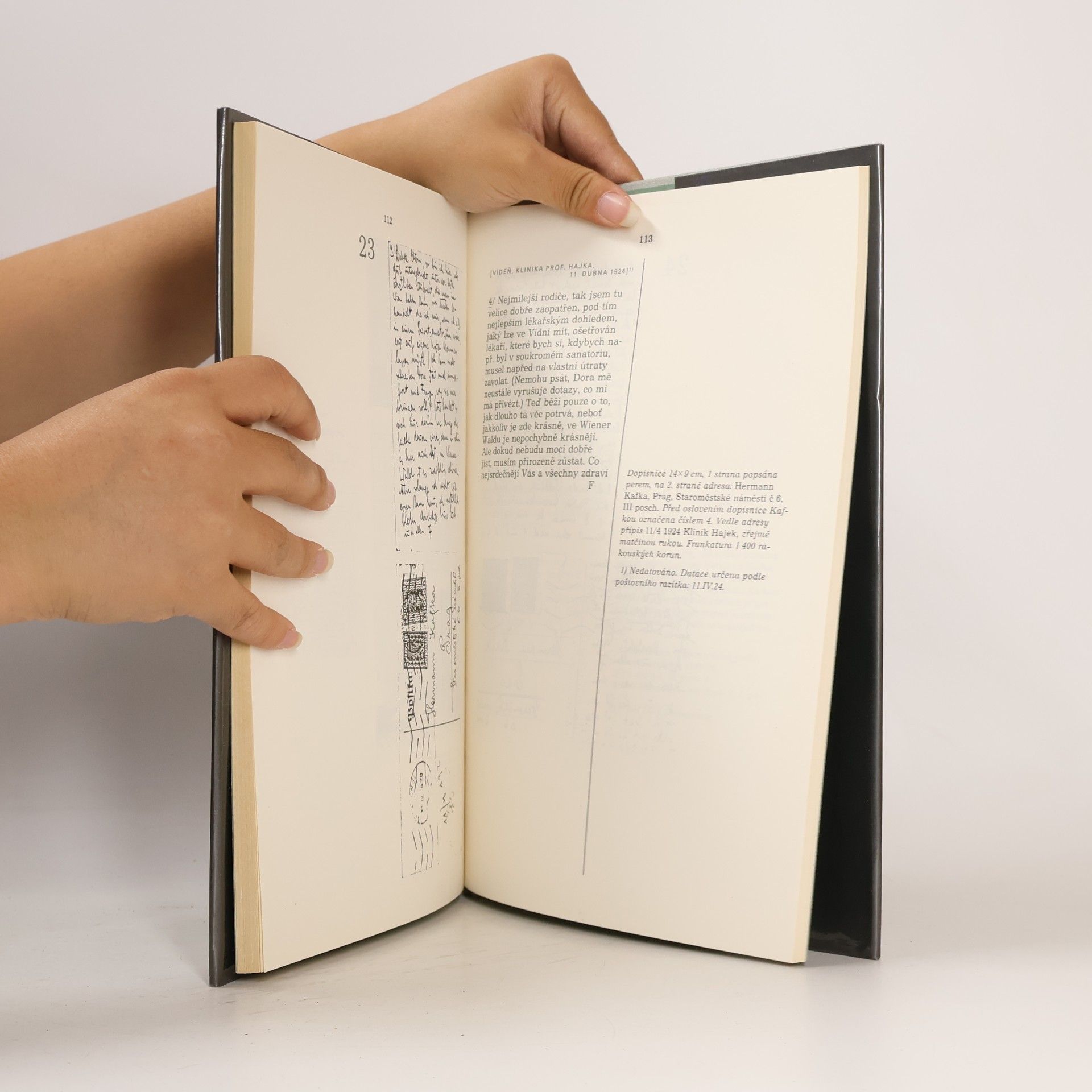 Franz Kafka Dopisy rodičům z let 1922-1924