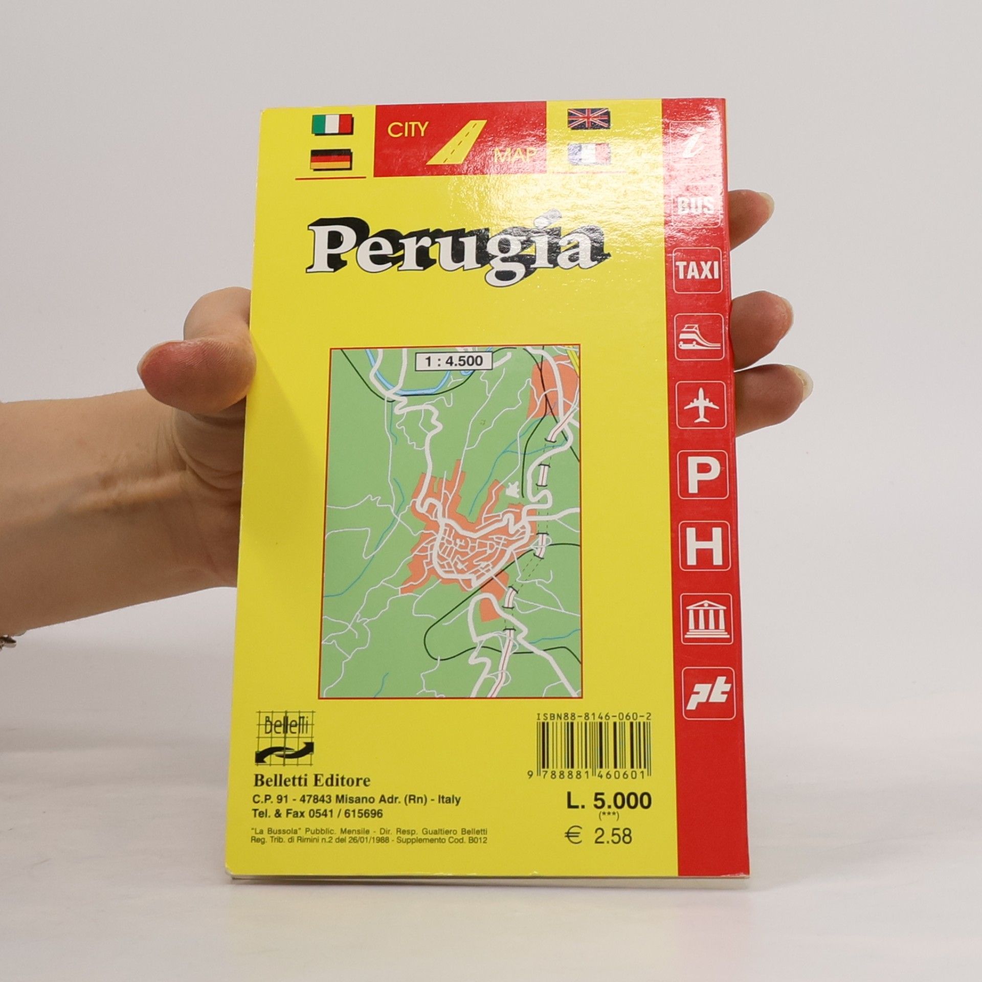 Autorenkollektiv Pianta della Città di Perugia