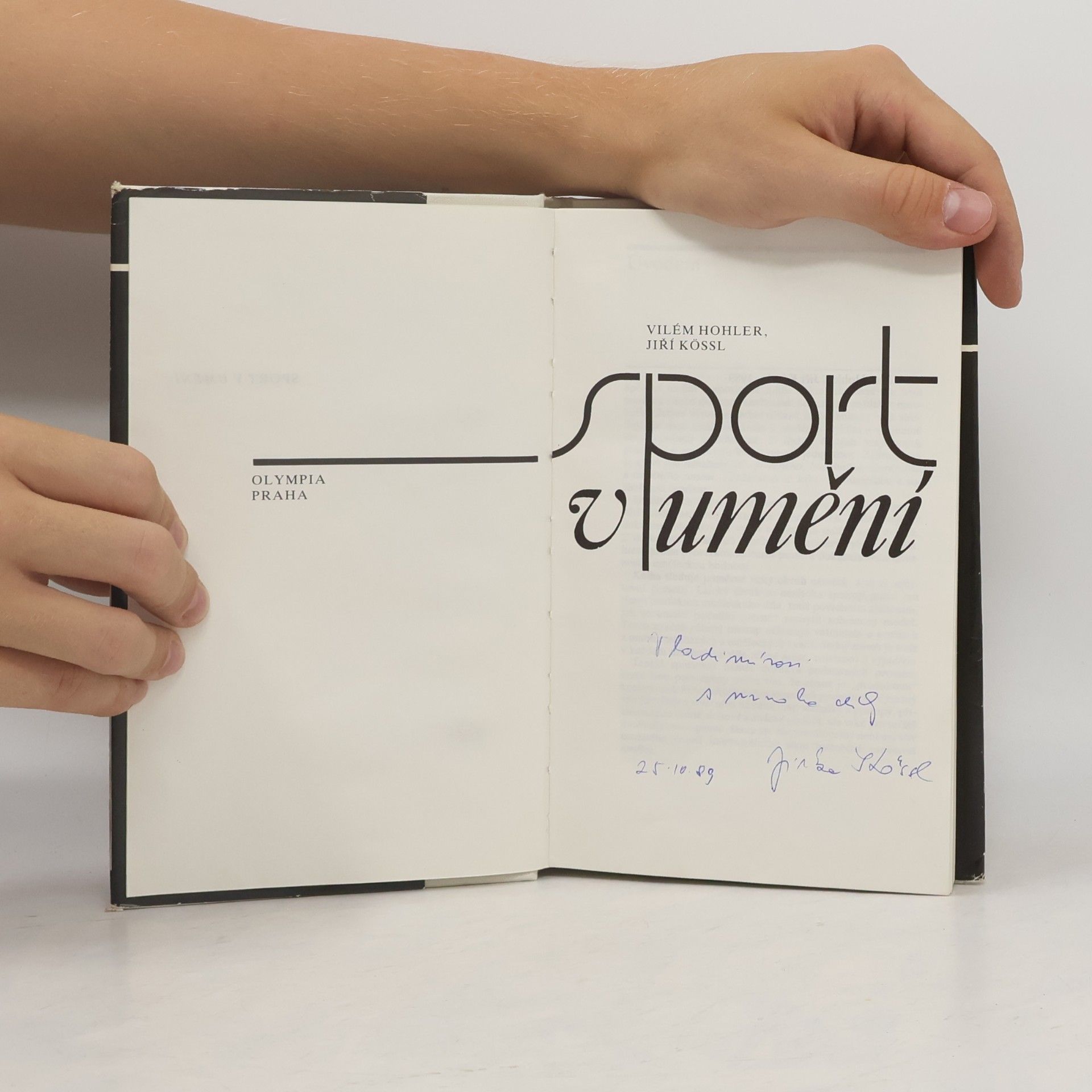 Vilém Hohler Sport v umění