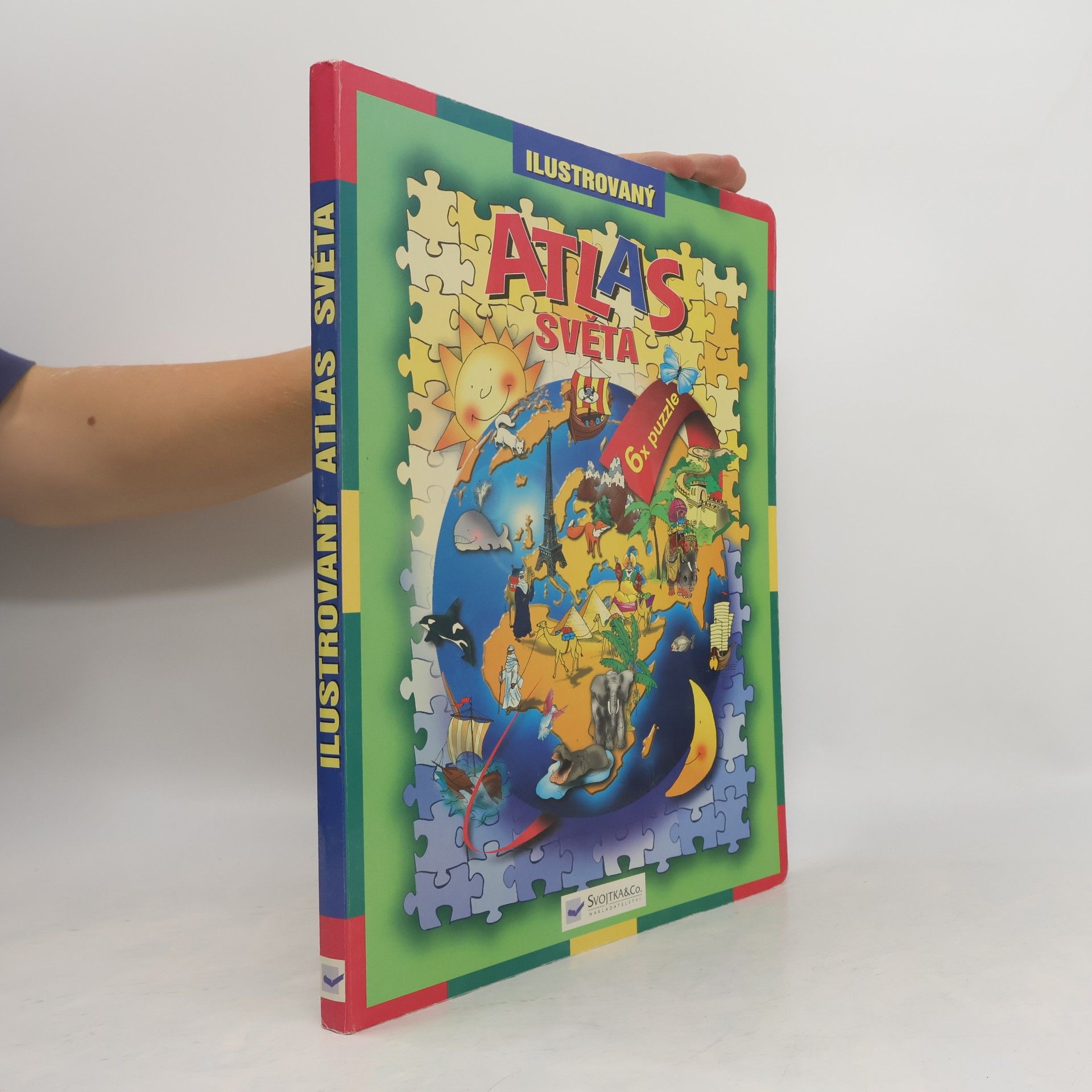 Autorenkollektiv Ilustrovaný atlas světa. 6 x puzzle