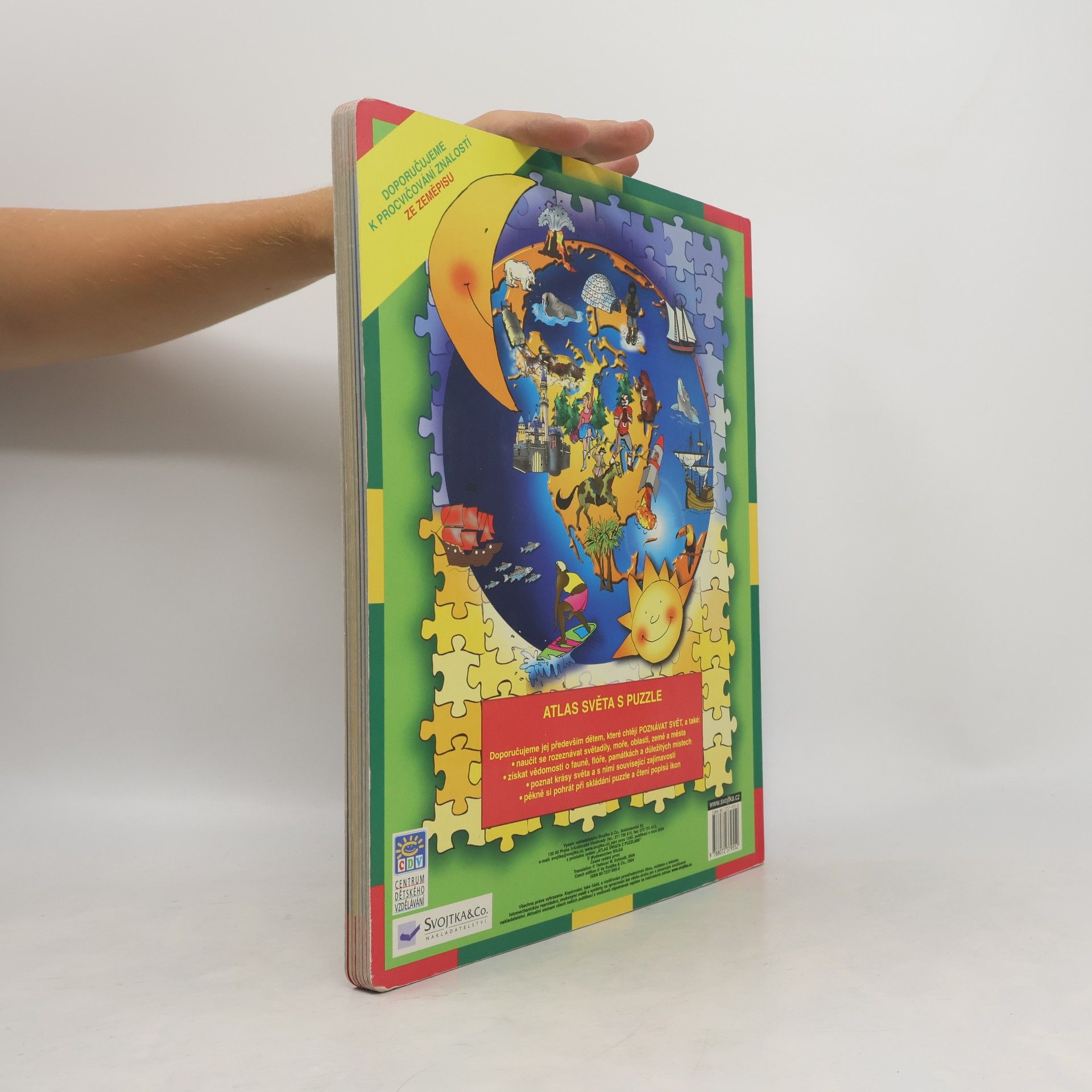Kolektív autorov Ilustrovaný atlas světa. 6 x puzzle