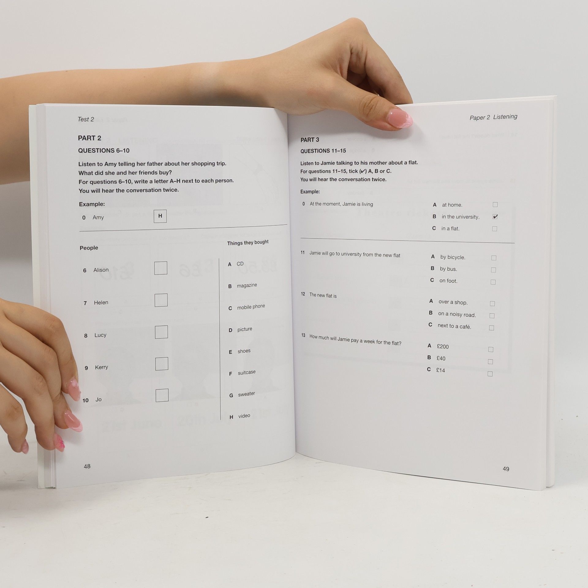 University of Cambridge. ESOL Examinations Cambridge Key English Test 5 Student's Book With Answers