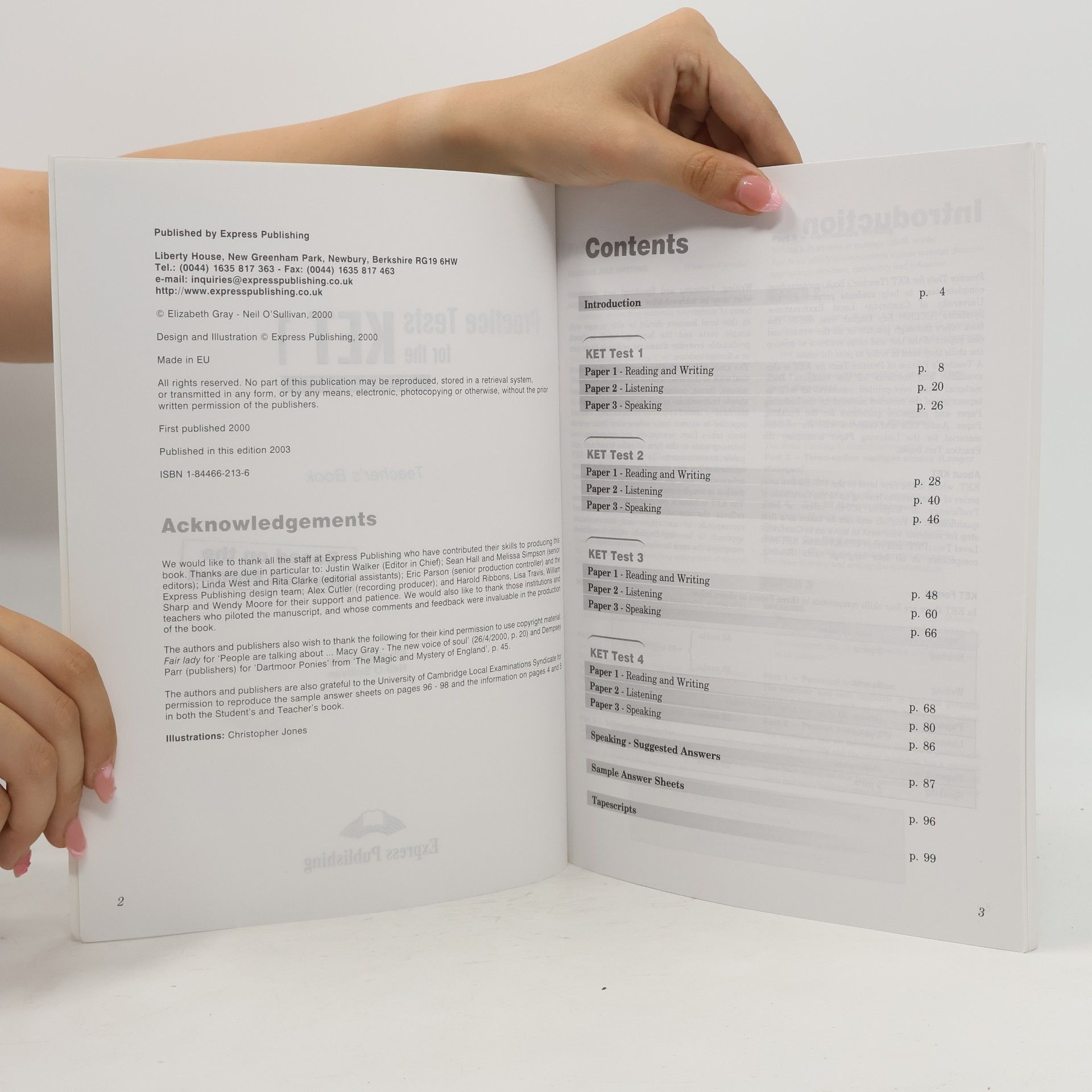 Elizabeth Gray Practice Tests for the Key English Test