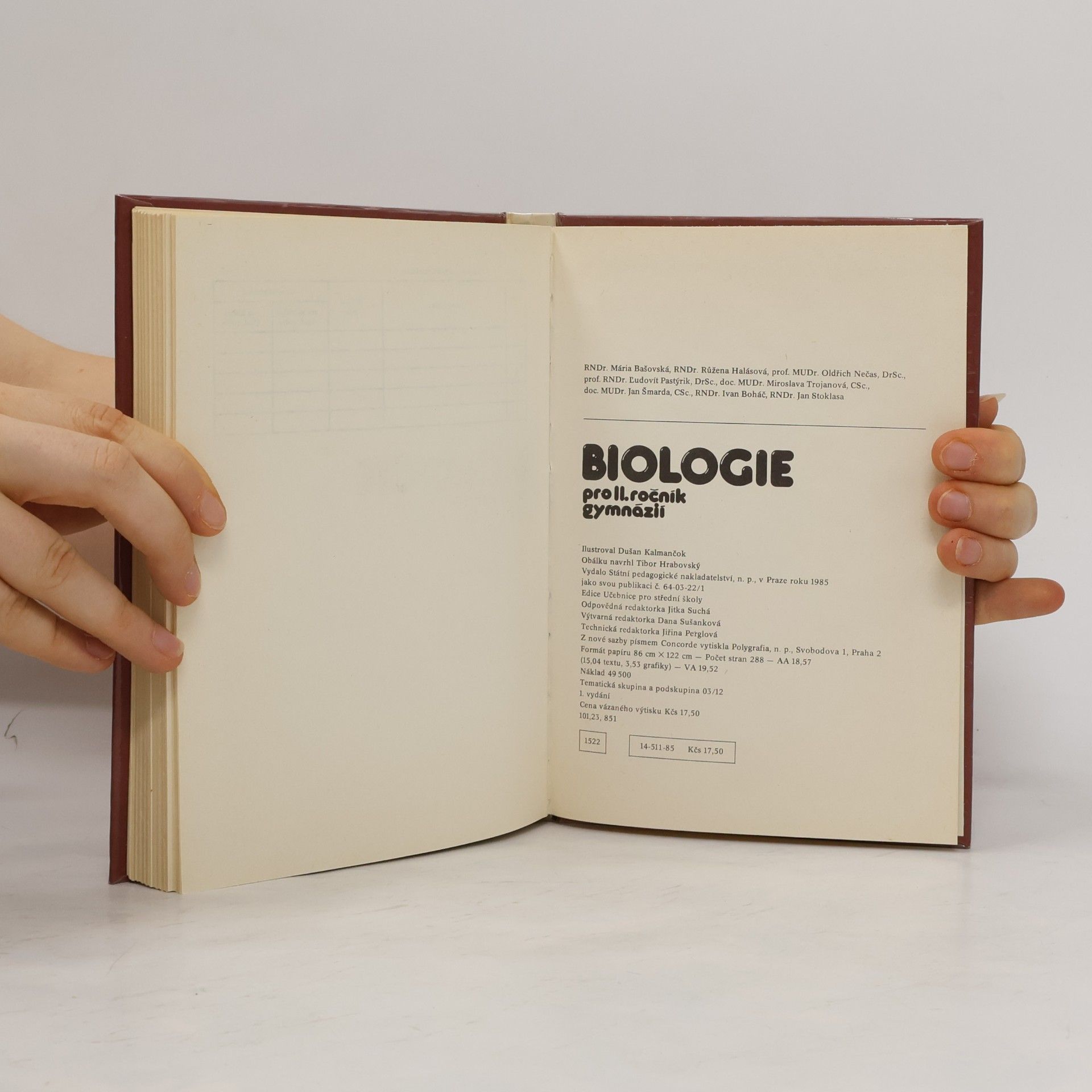 Autorenkollektiv Biologie pro II. ročník gymnázií