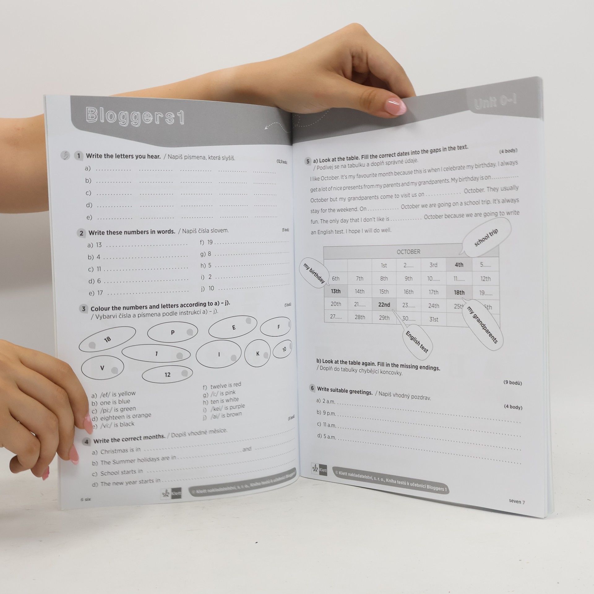 KLETT Bloggers 1 – kniha testů