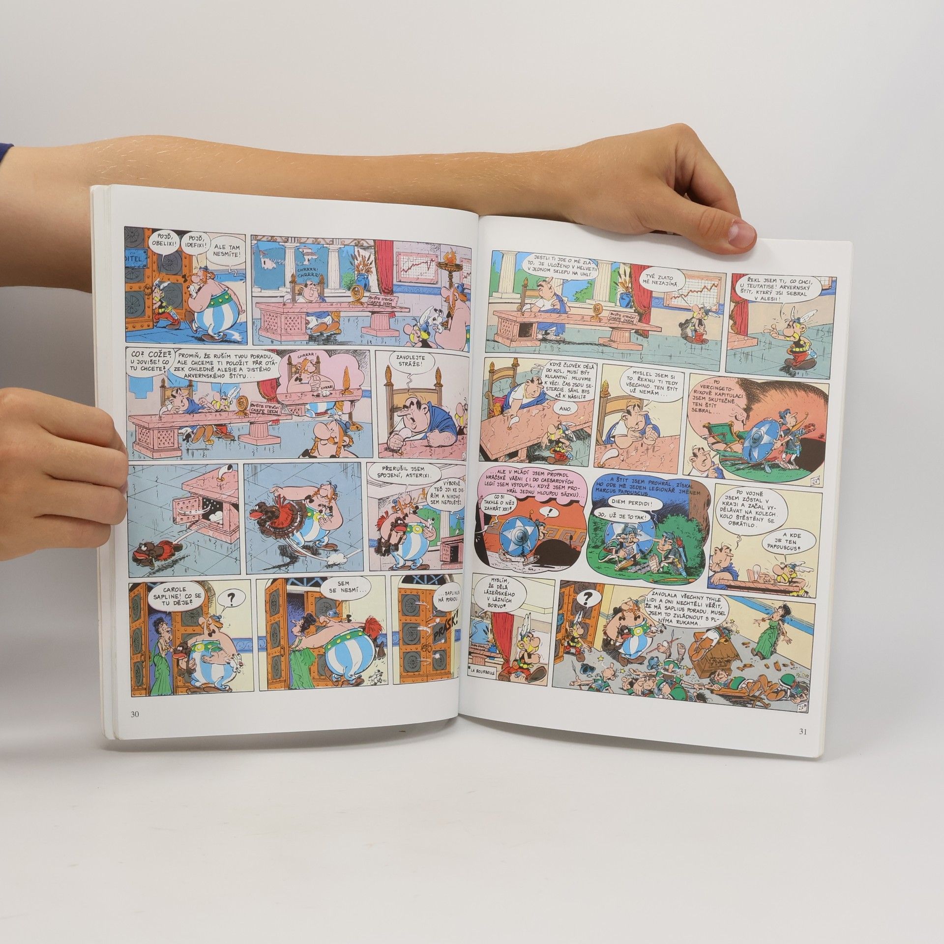 René Goscinny Asterix a slavný štít