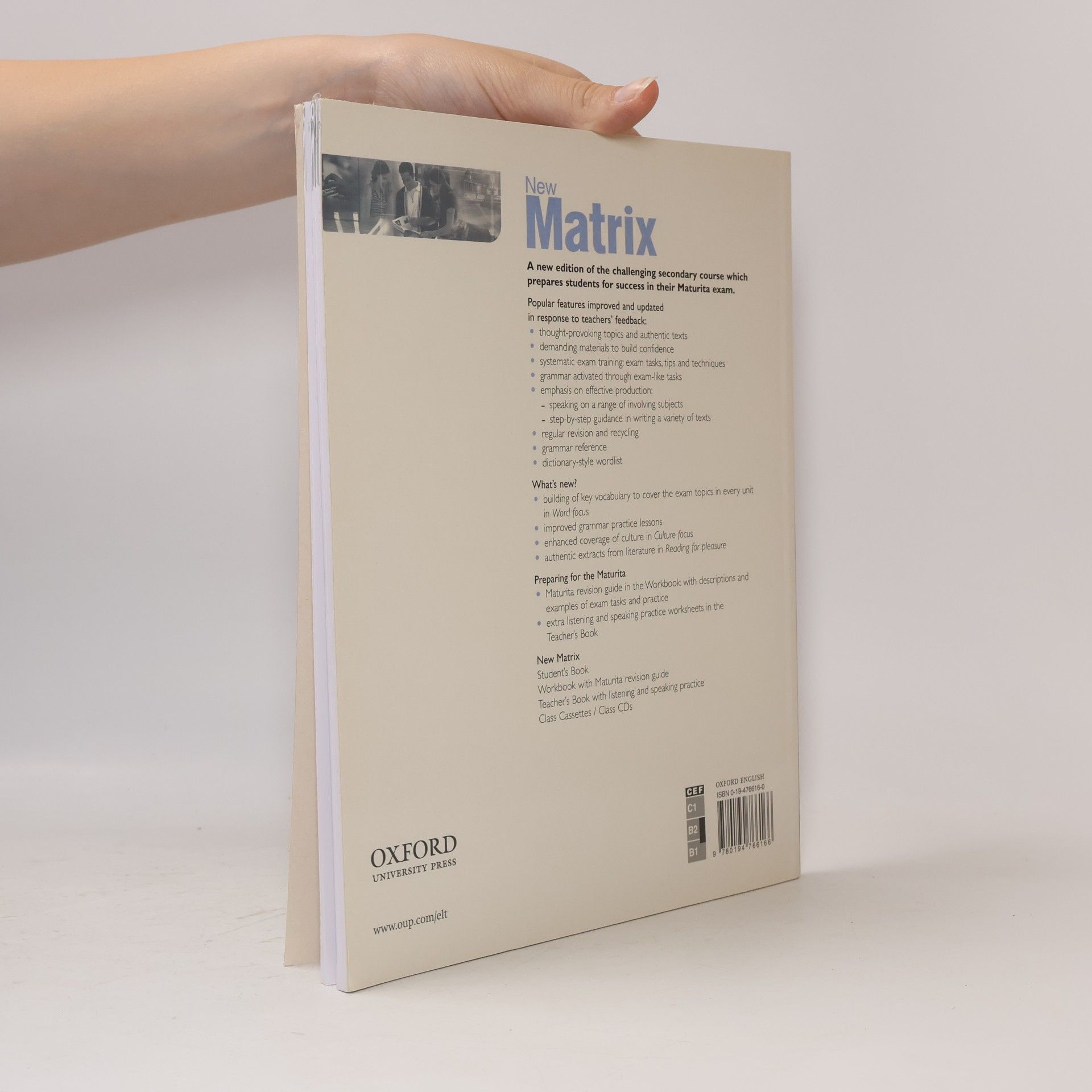 Jayne Wildman New Matrix. Workbook with Maturita revision guide : intermediate