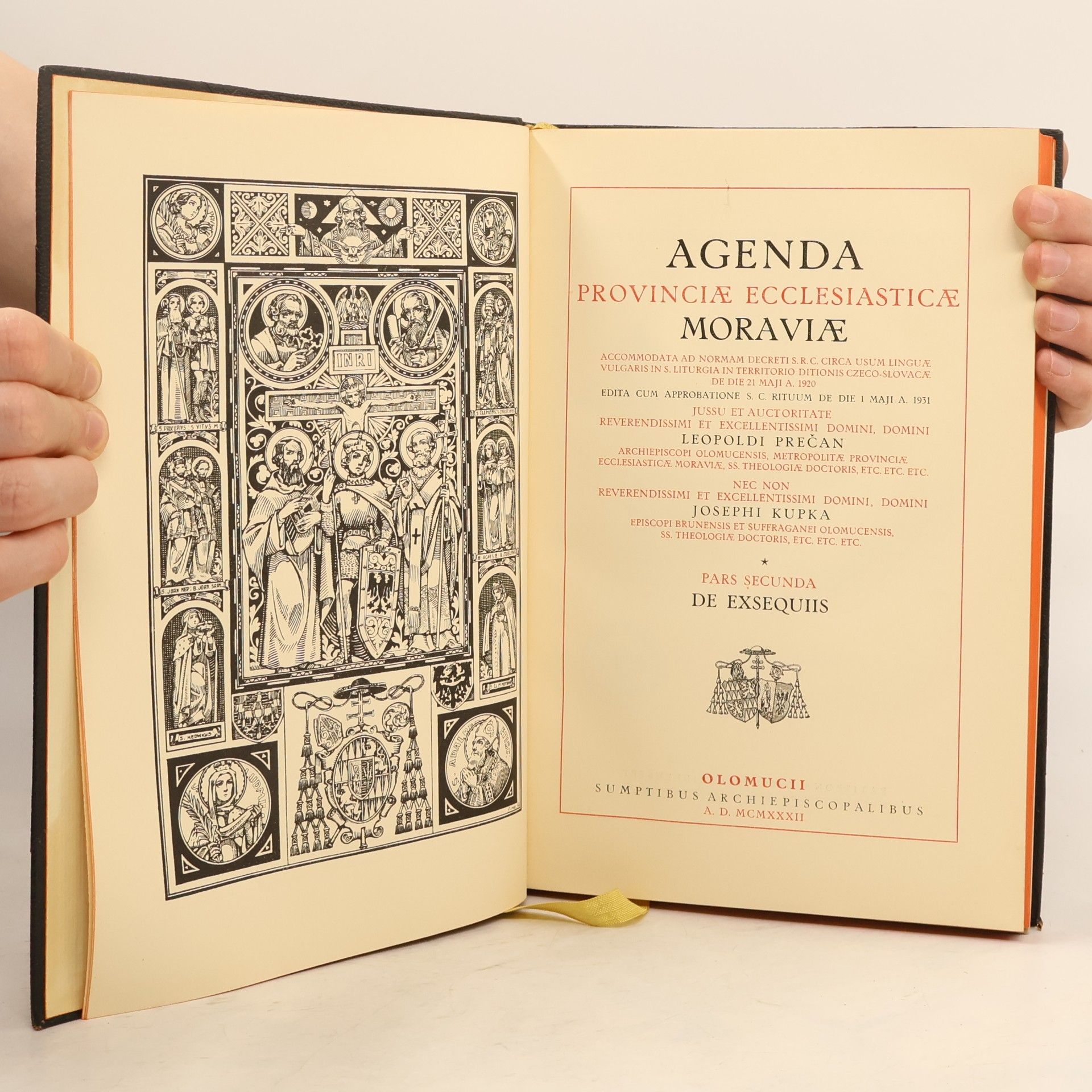 Josef Kupka Agenda provinciae ecclesiasticae Moraviae