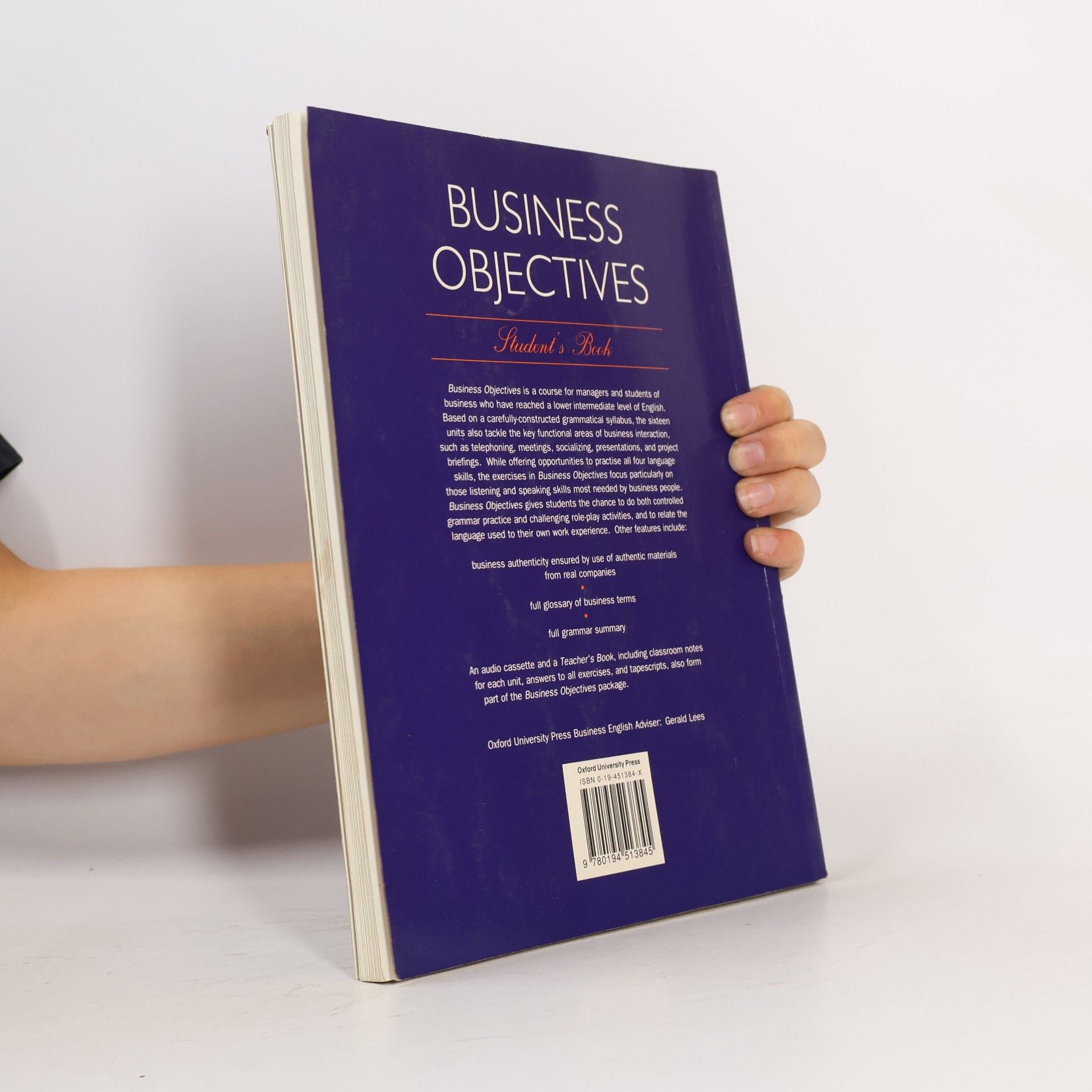 Vicki Hollett Business Objectives: Student`s book