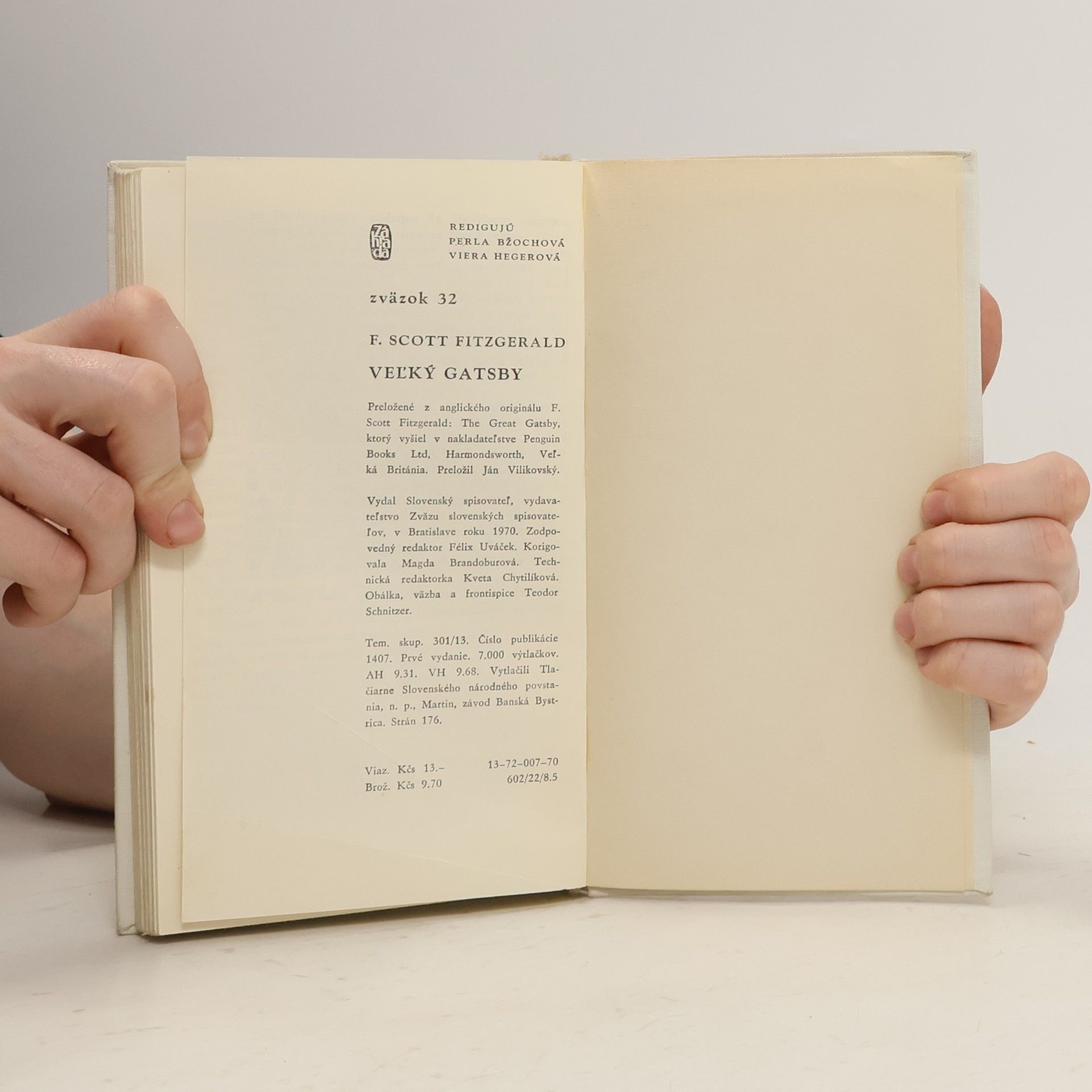 F. Scott Fitzgerald Veľký Gatsby
