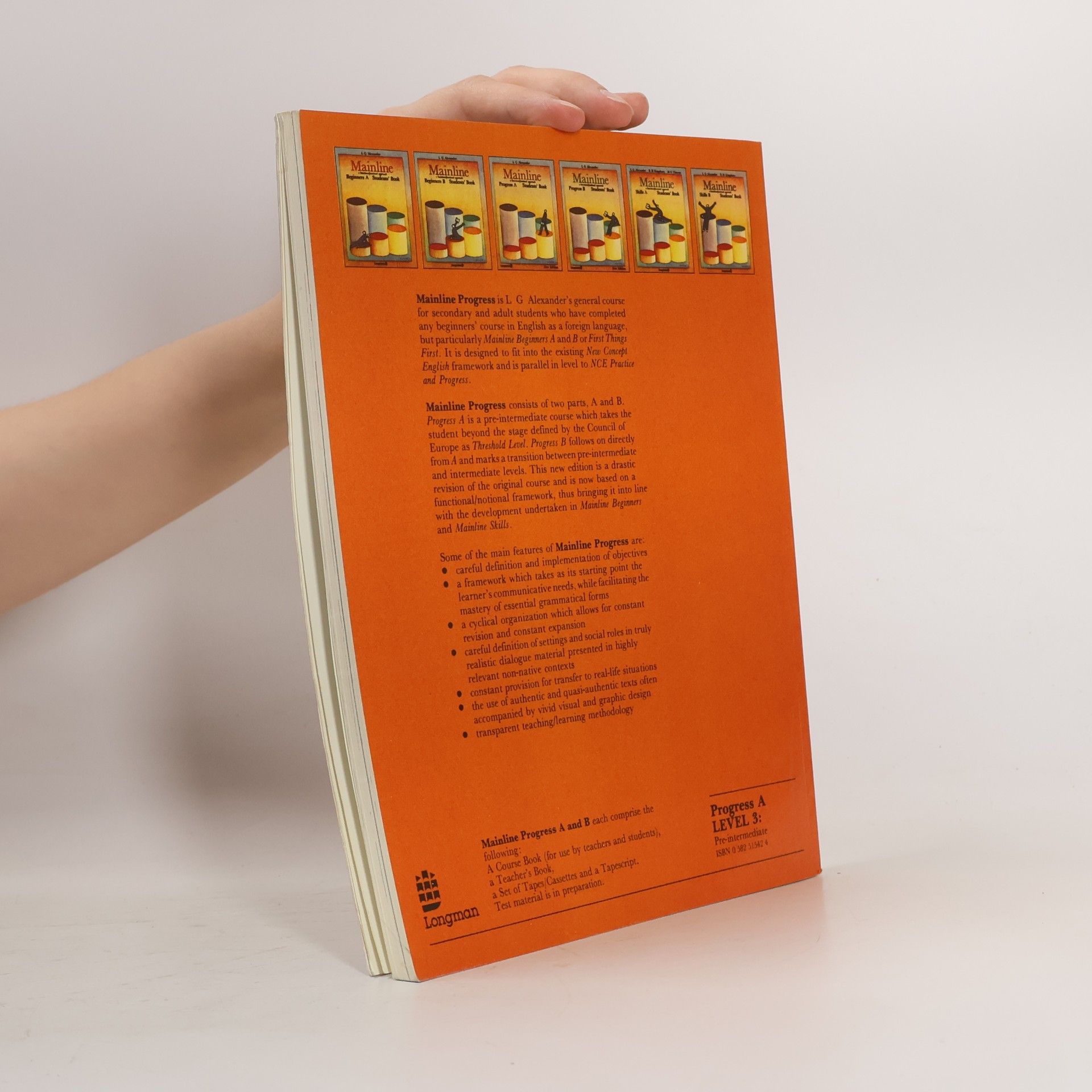 Louis George Alexander Mainline. Progress A. Students' Book