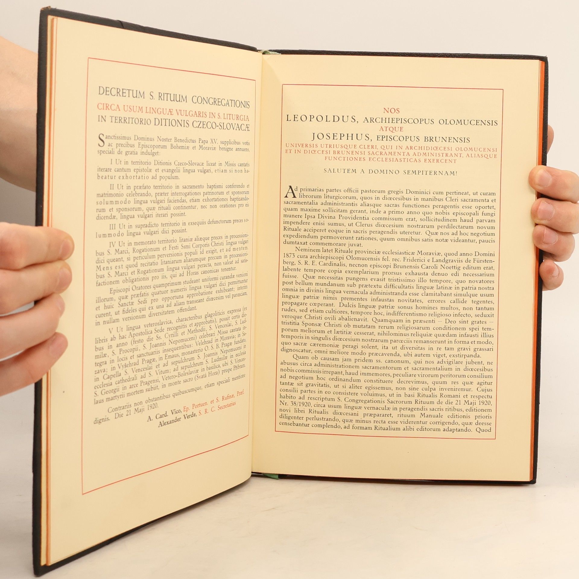 Josef Kupka Agenda provinciae ecclesiasticae Moraviae