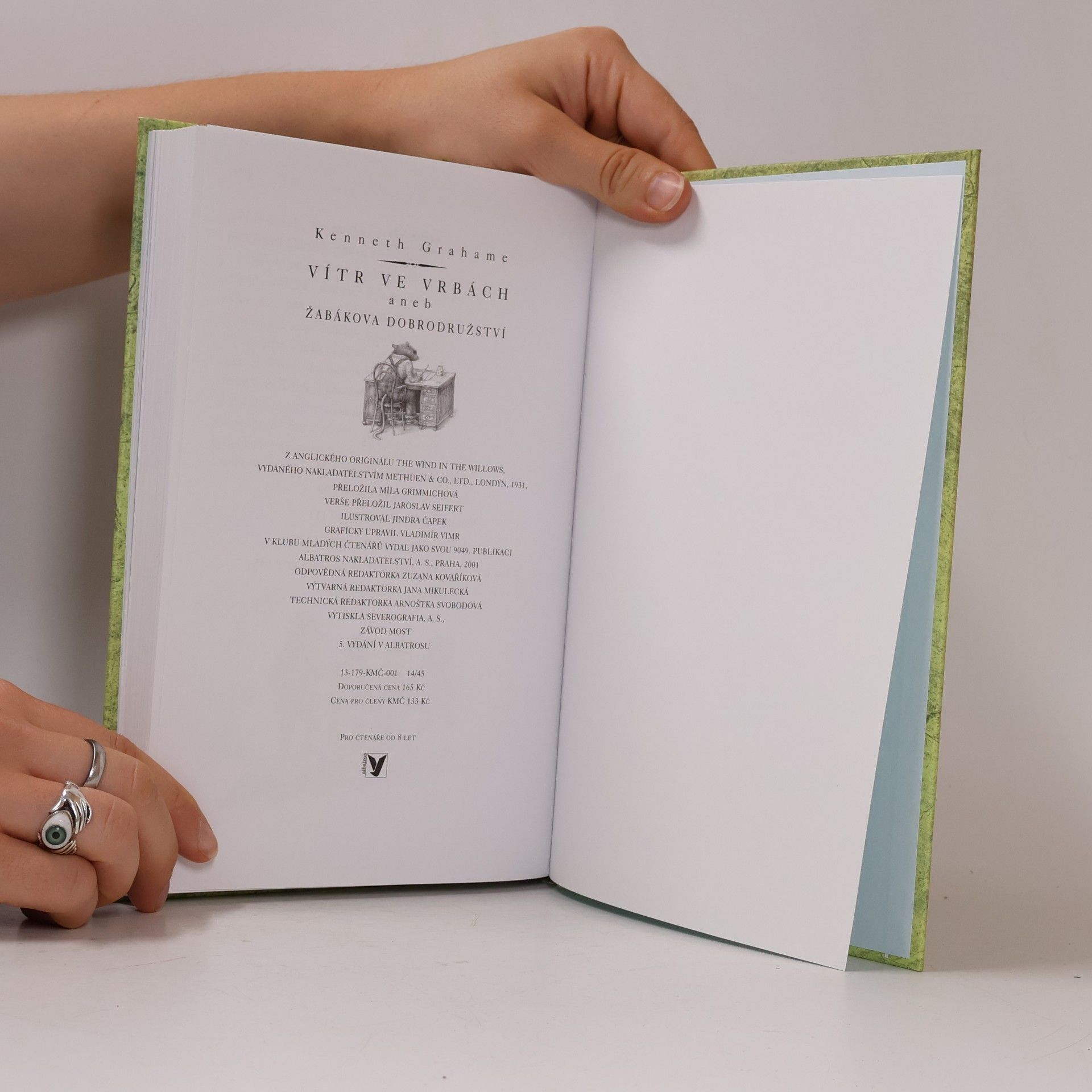 Kenneth Grahame Vítr ve vrbách aneb Žabákova dobrodružství