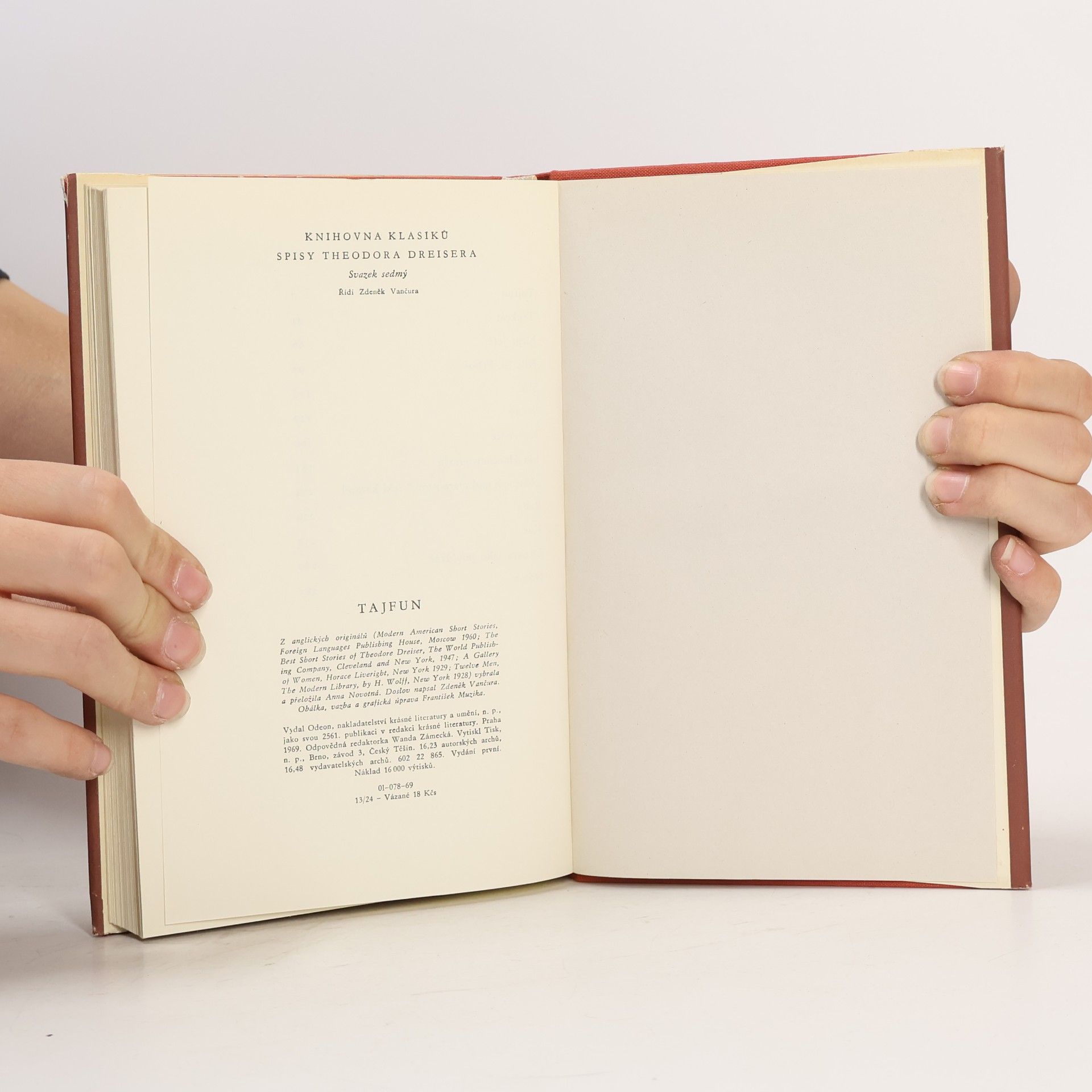 Theodore Dreiser Tajfun