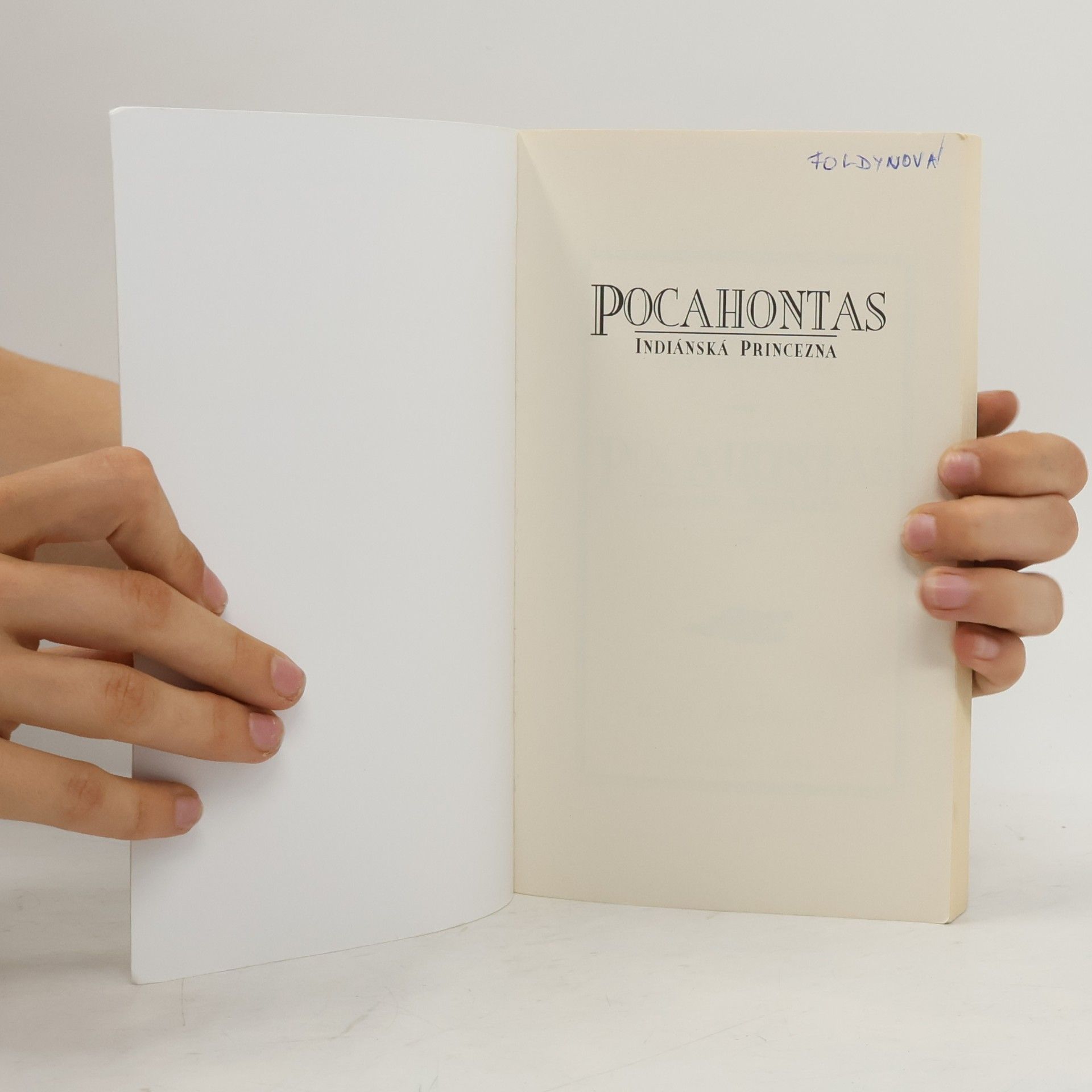 Mari Hanes Pocahontas, Indiánská princezna