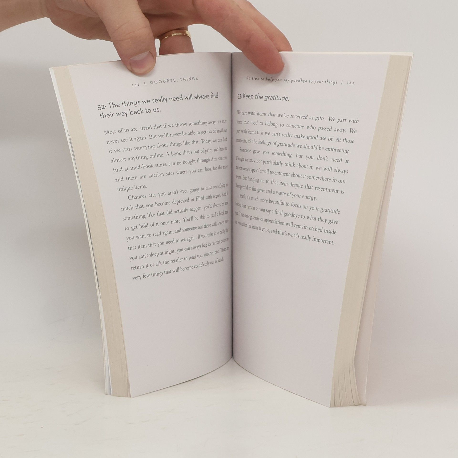 Fumio Sasaki Goodbye, Things