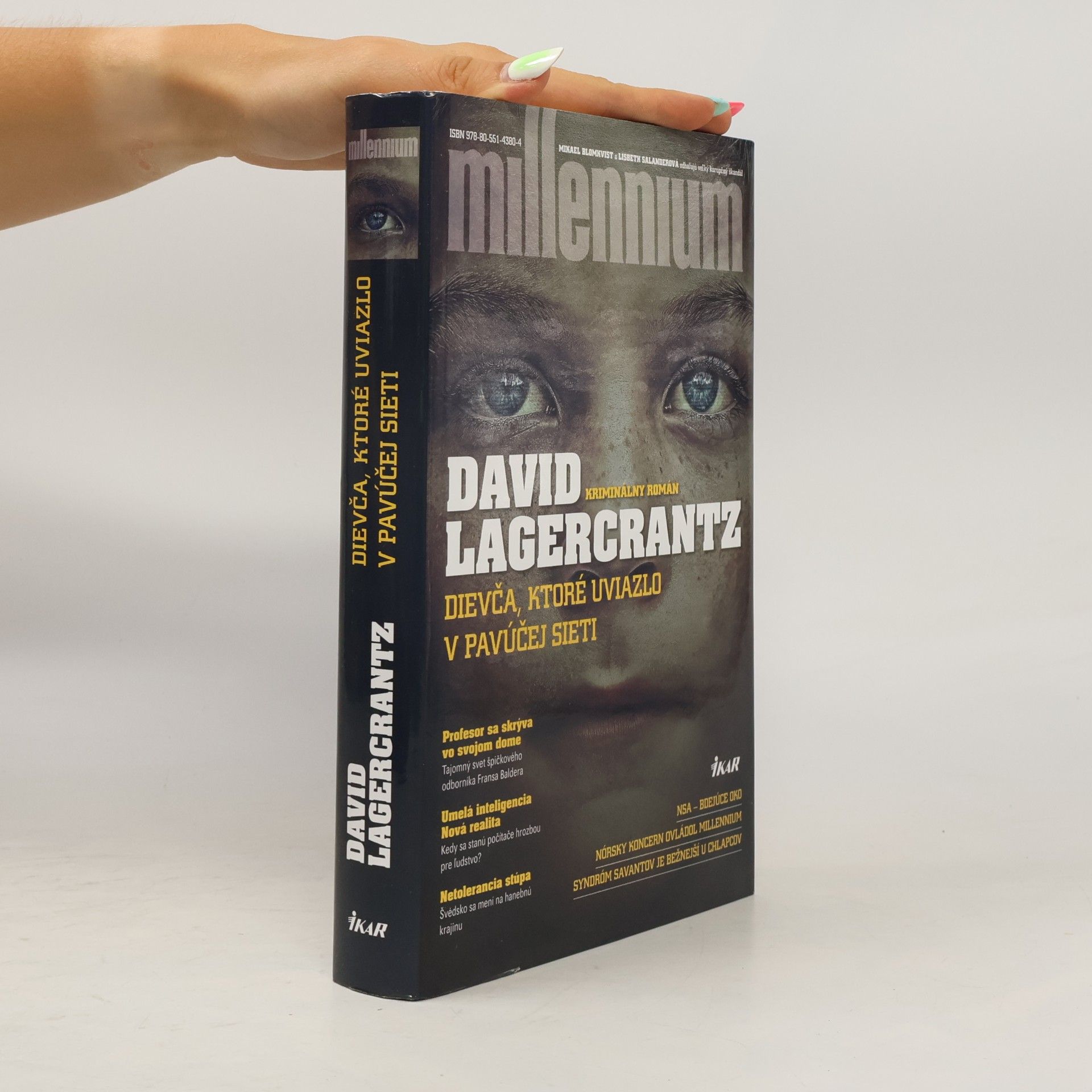 David Lagercrantz Dievča, ktoré uviazlo v pavúčej sieti