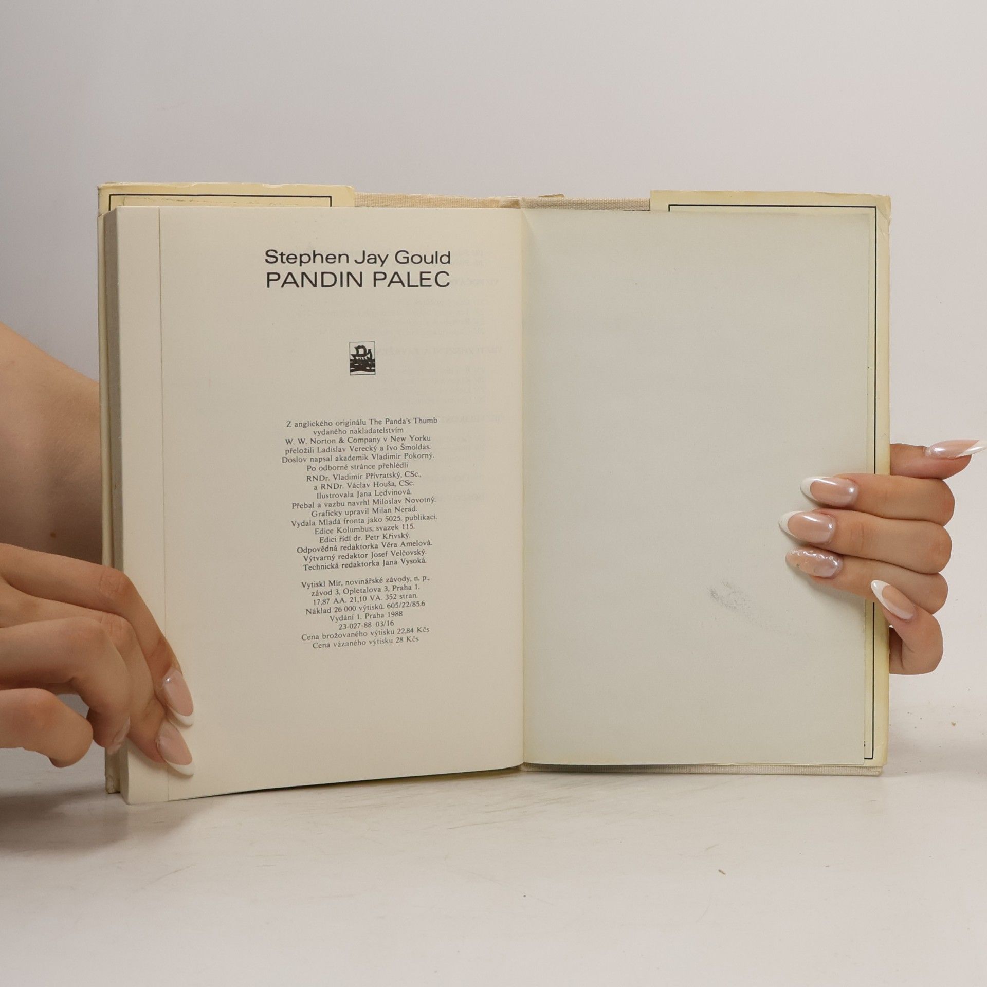 Stephen Jay Gould Pandin palec