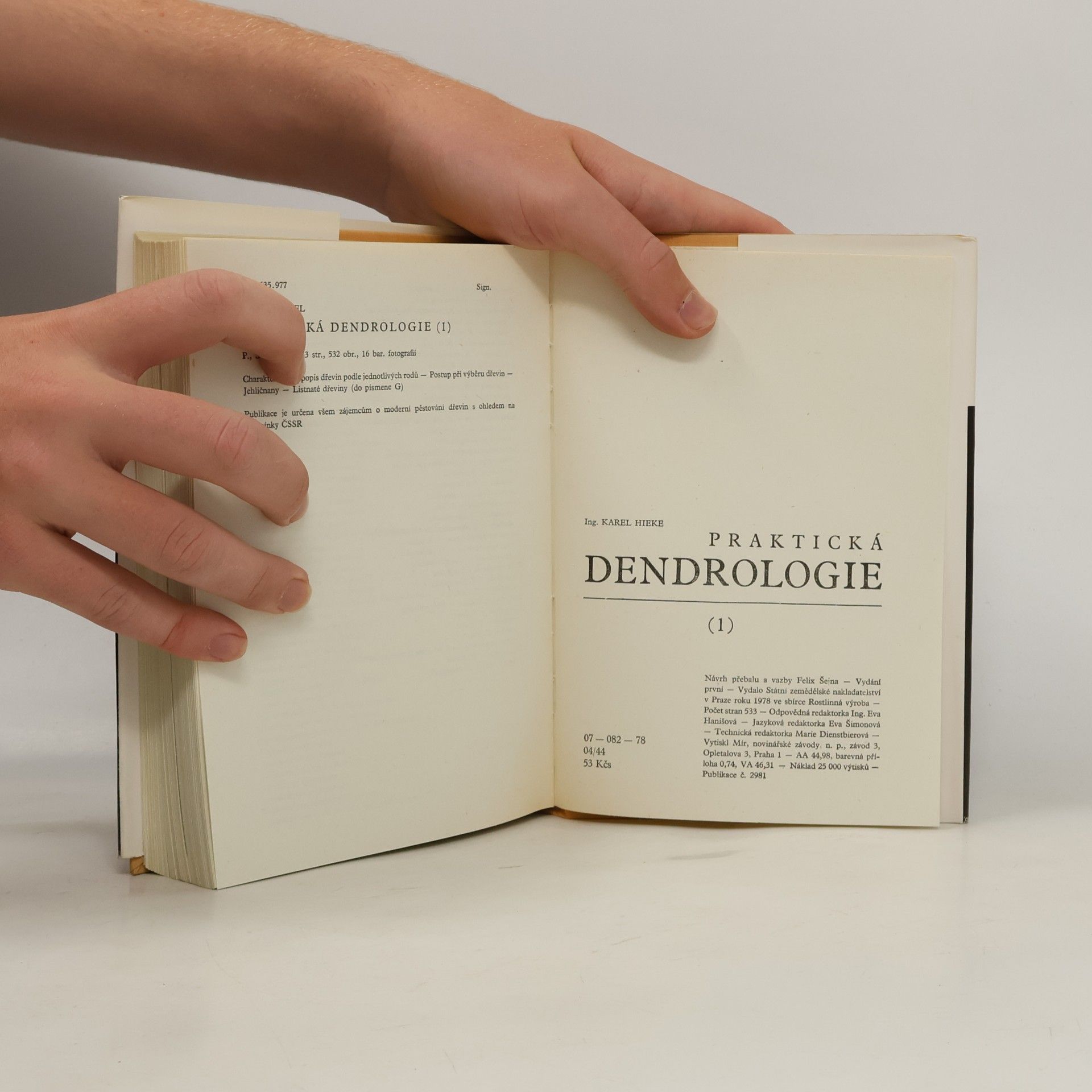 Karel Hieke Praktická dendrologie 1