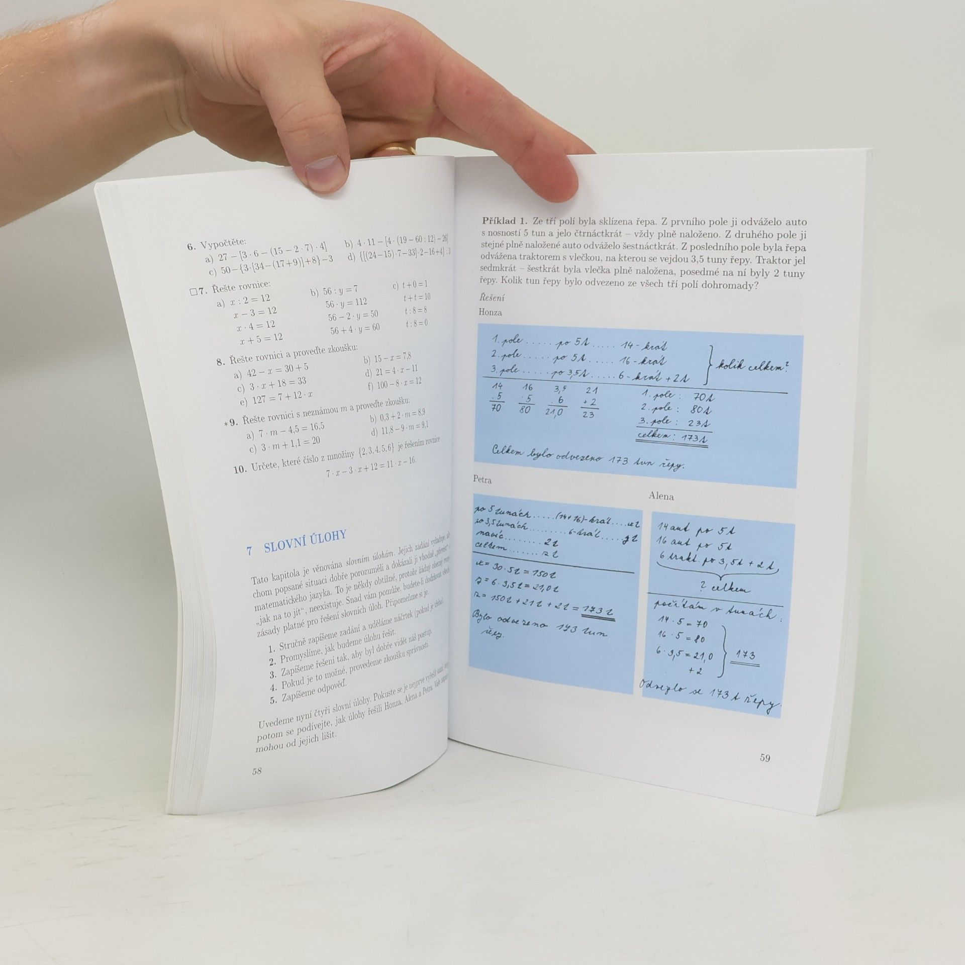 Lucie Václavíková Matematika. Prima, Úvodní opakování
