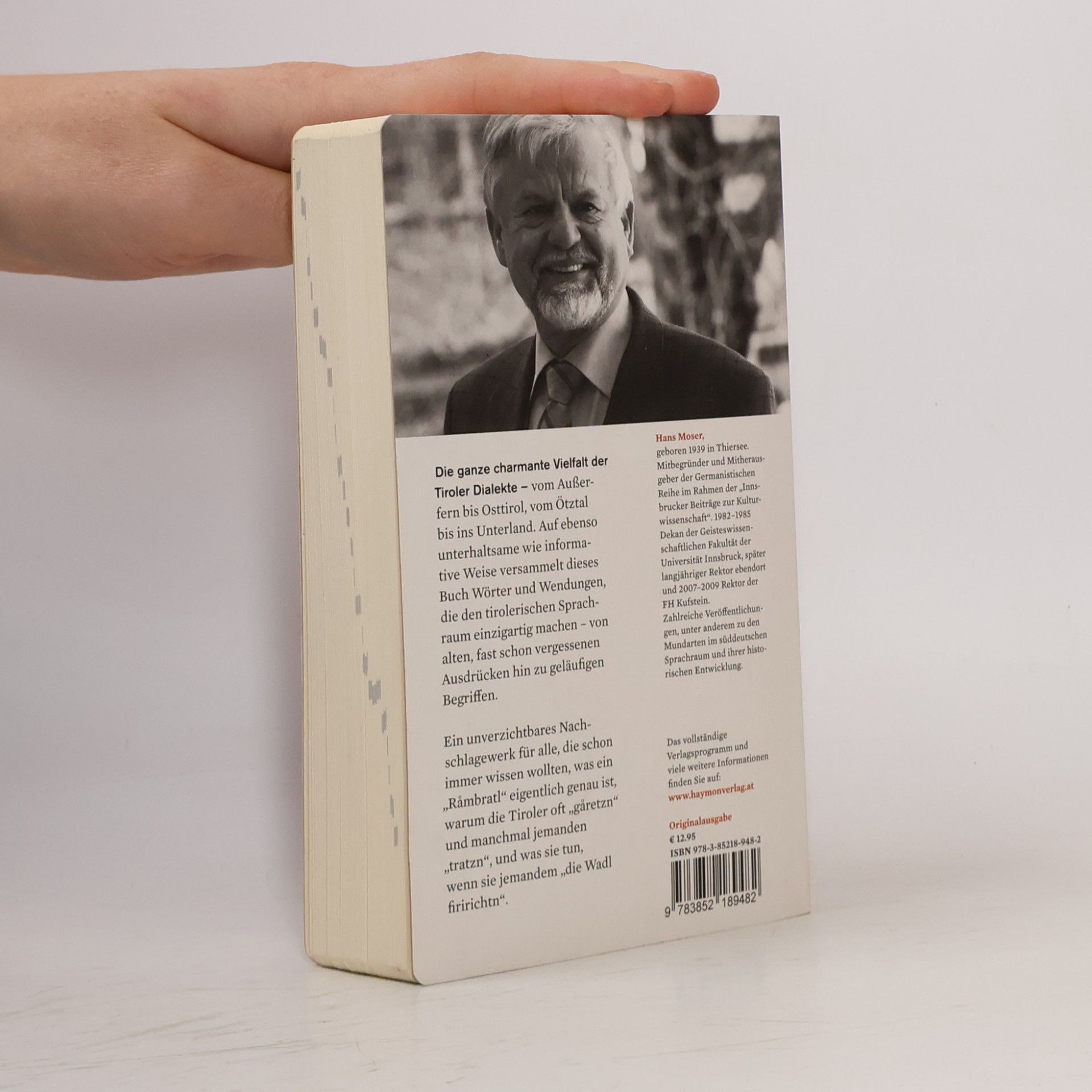 Hans Moser Das Radio Tirol-Wörterbuch der Tiroler Mundarten