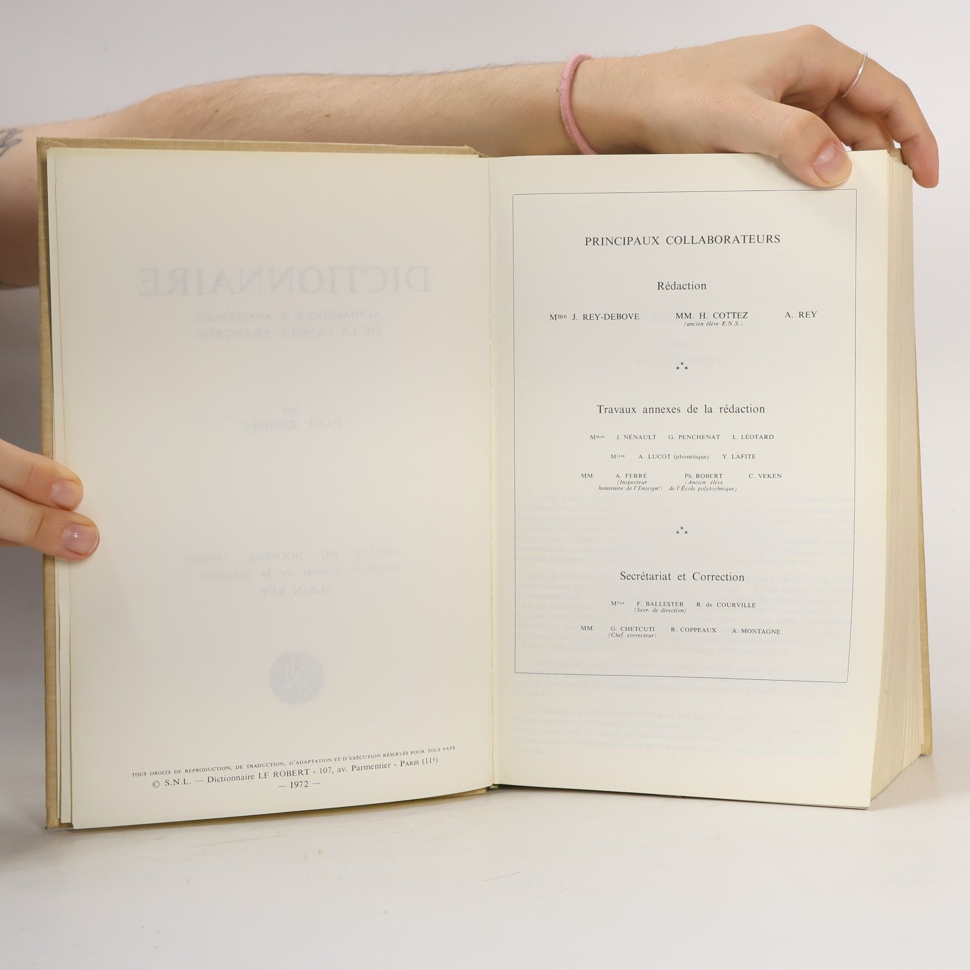 Autorenkollektiv Petit Robert. Dictionnaire alphabétique et analogique de la langue française