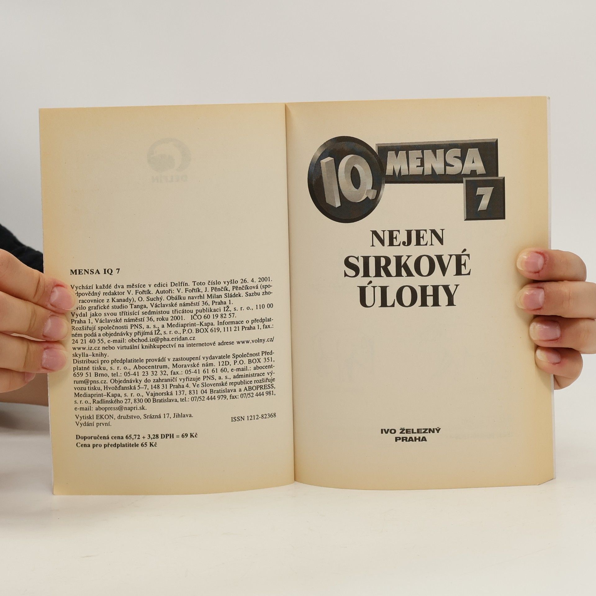 Ivo Železný IQ Mensa 7. Nejen sirkové úlohy