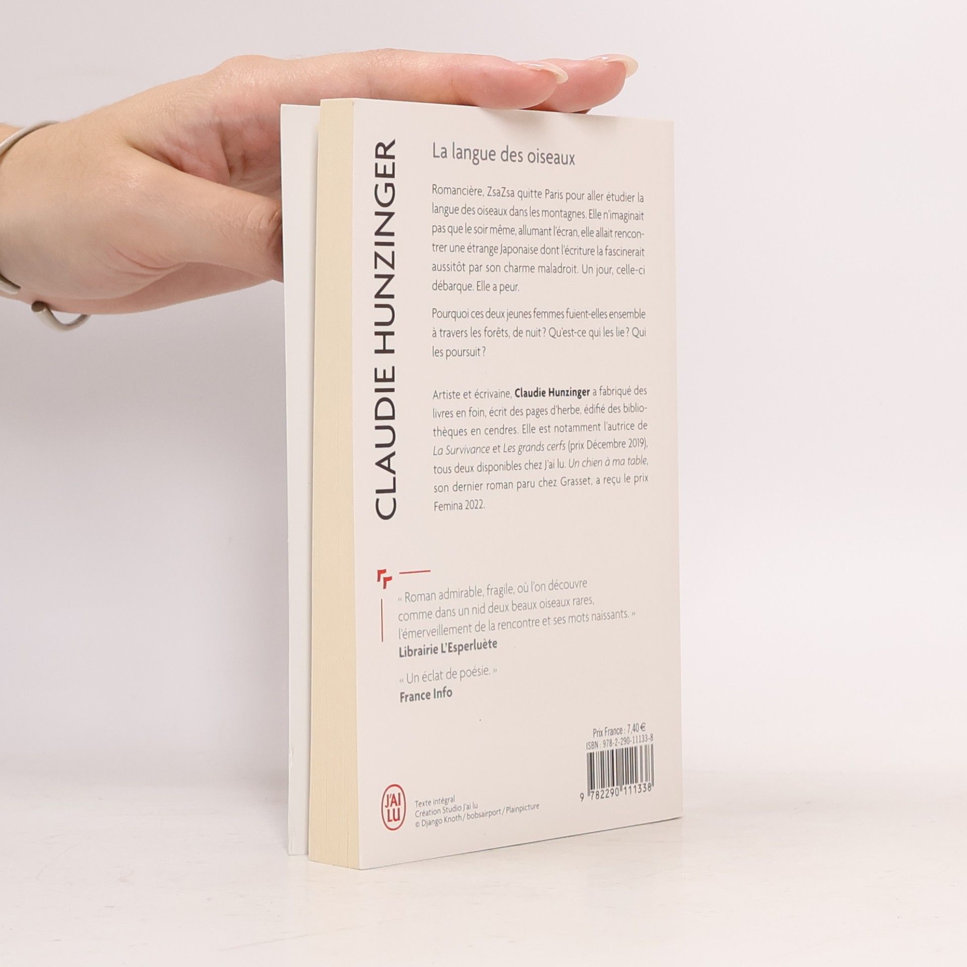 Claudie Hunzinger La langue des oiseaux
