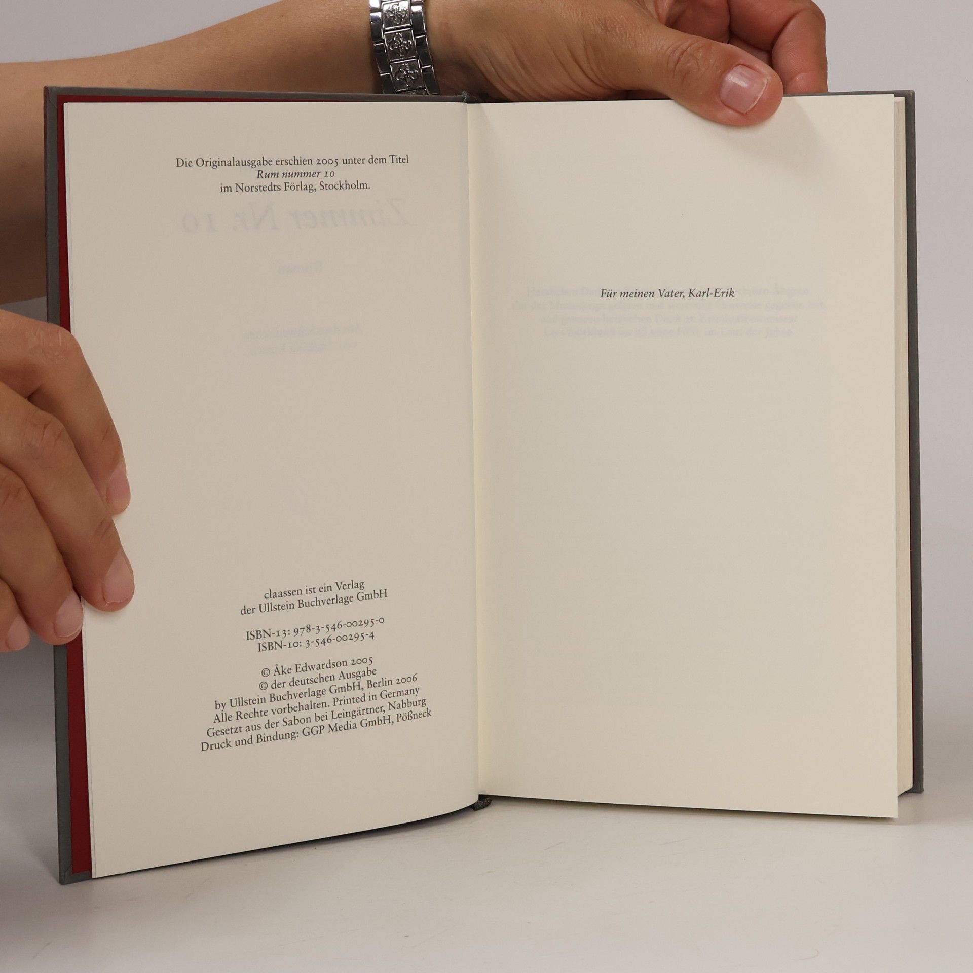 Åke Edwardson Zimmer Nr. 10
