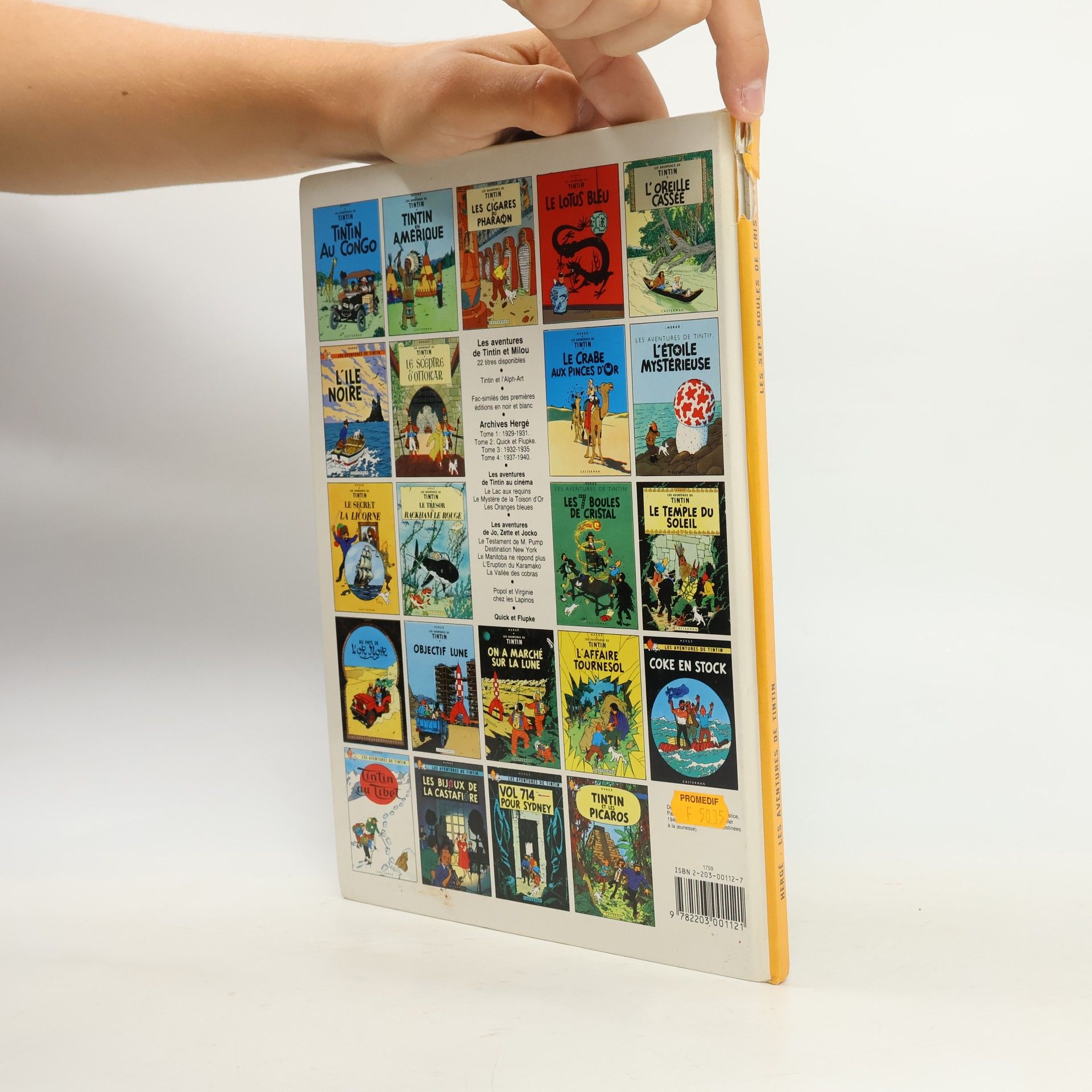 Hergé Tintin Les 7 boules de cristal
