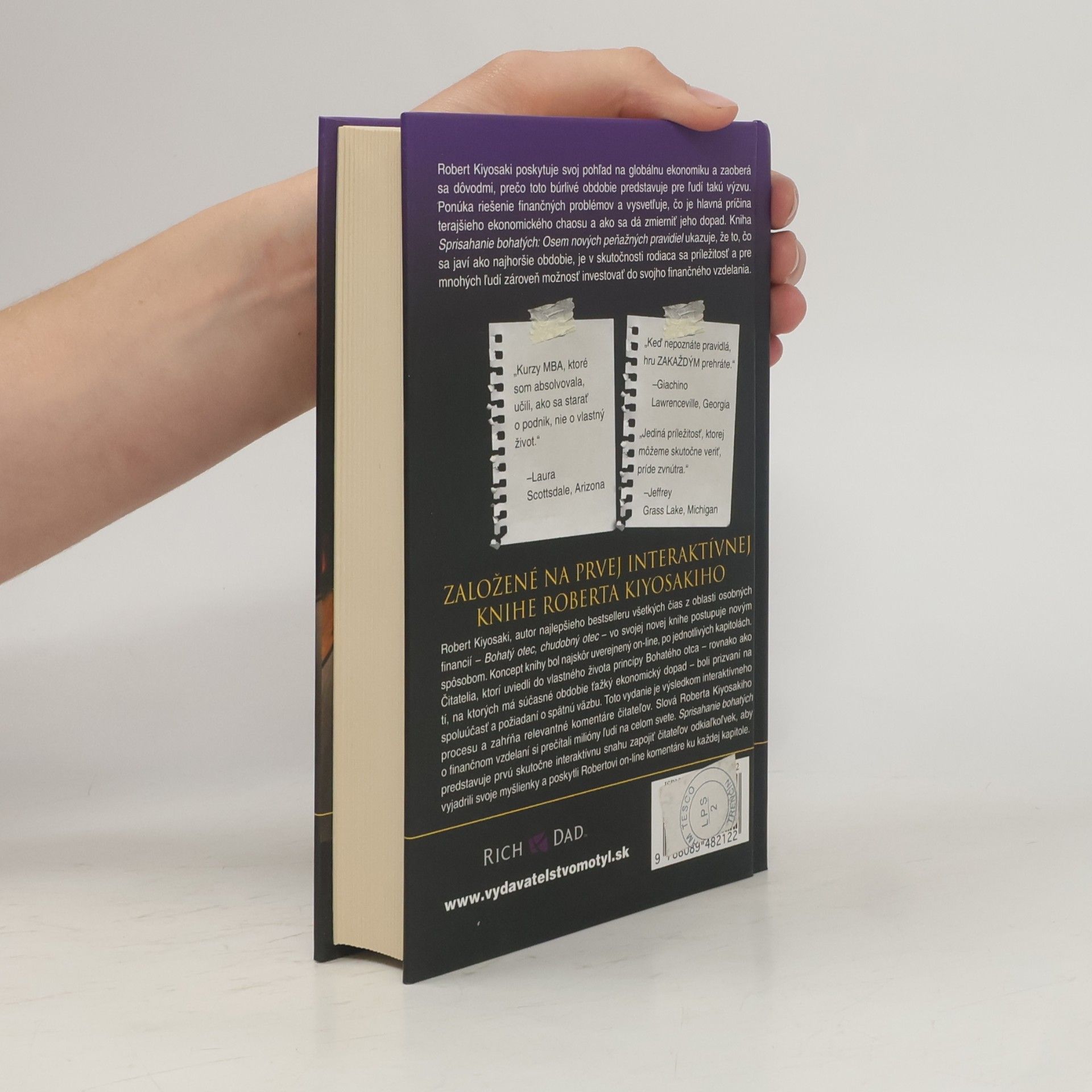 Robert T. Kiyosaki Sprisahanie bohatých – 8 nových peňažných pravidiel