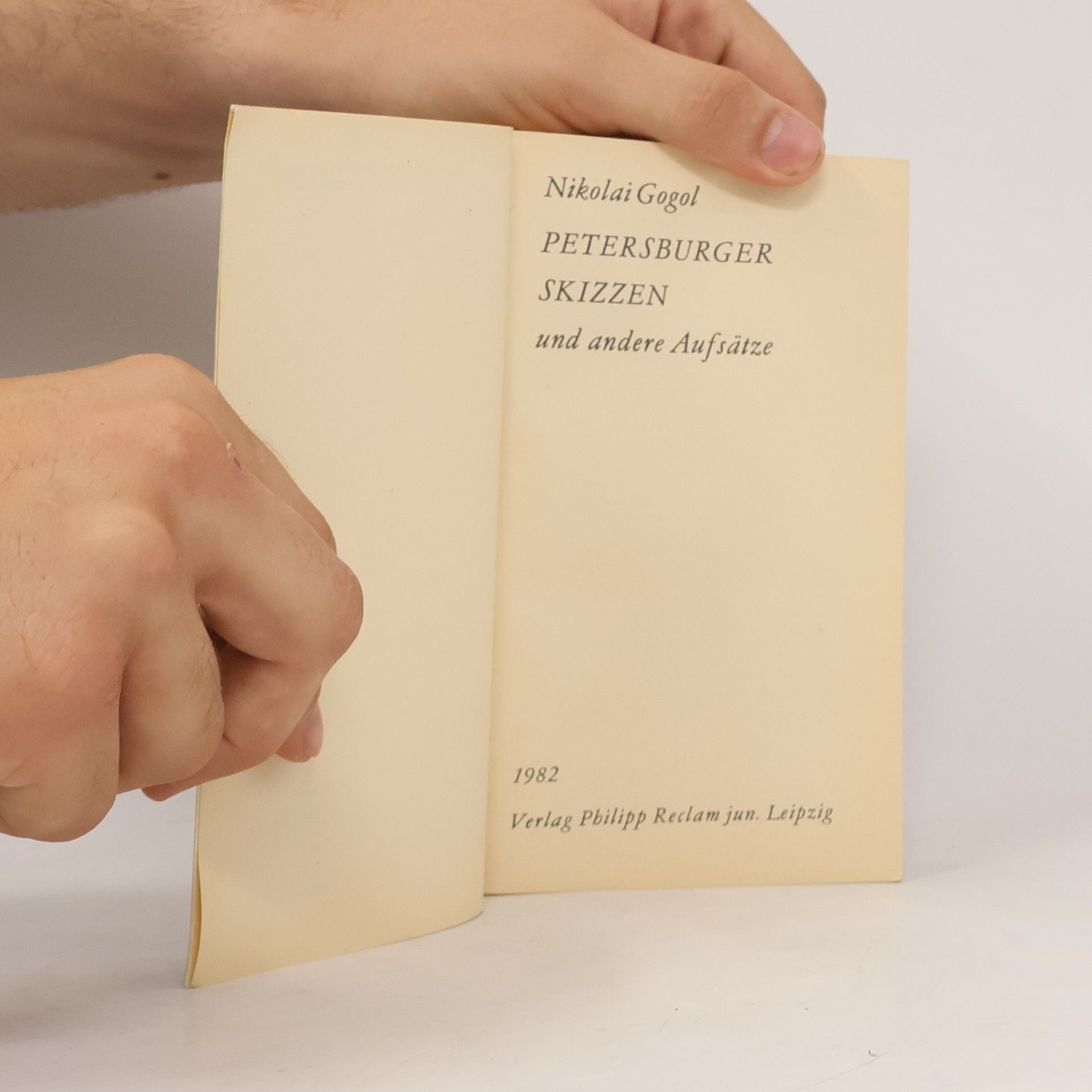 Nikolai Gogol Petersburger Skizzen und andere Aufsätze