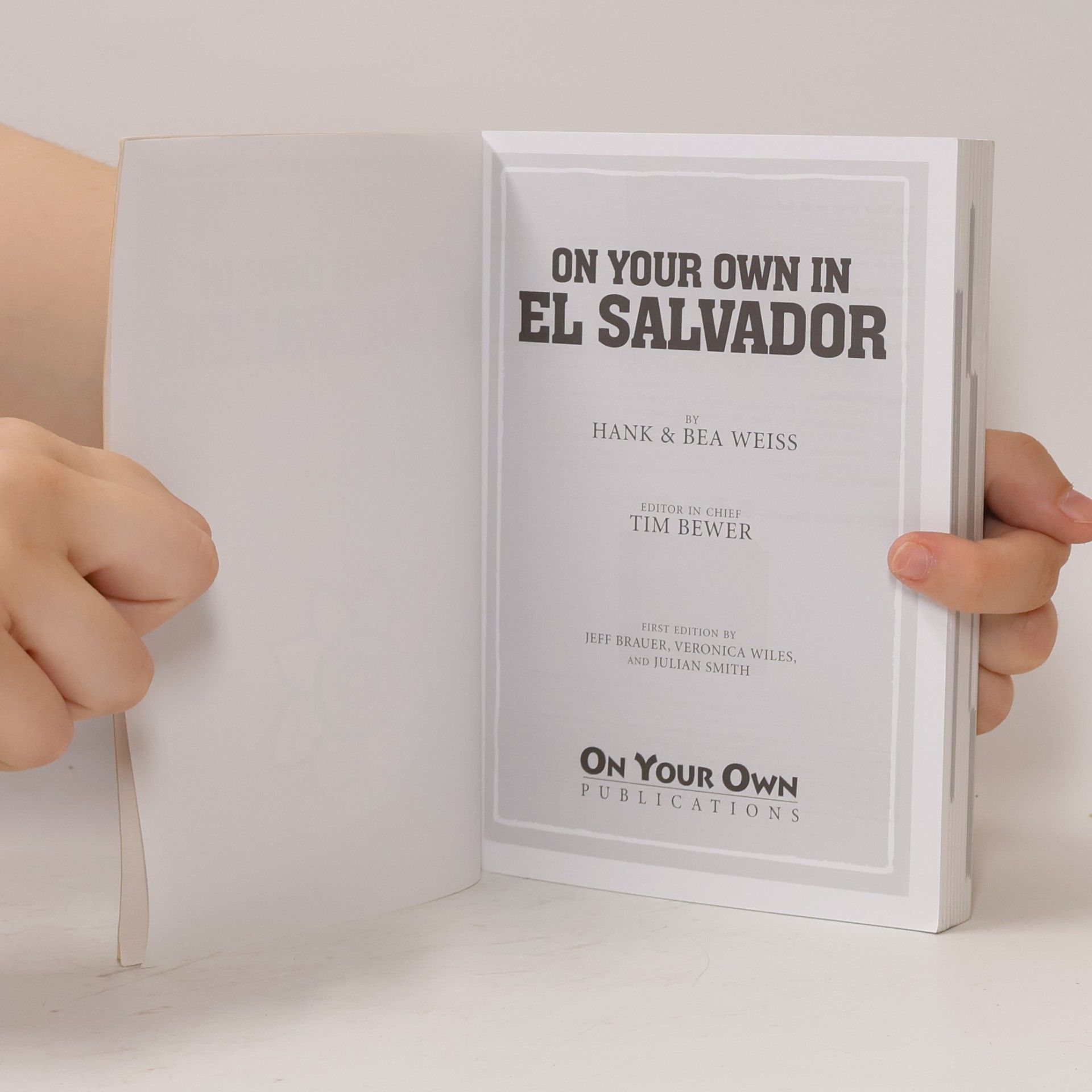 Beate Weisser On Your Own in El Salvador