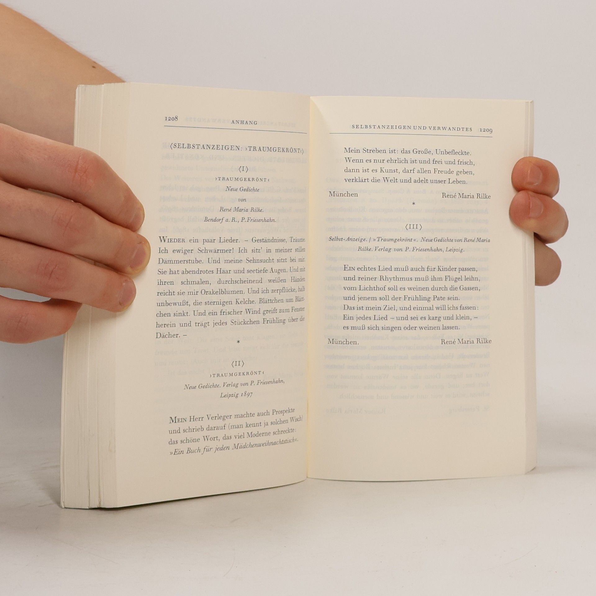 Rainer Maria Rilke Sämtliche Werke