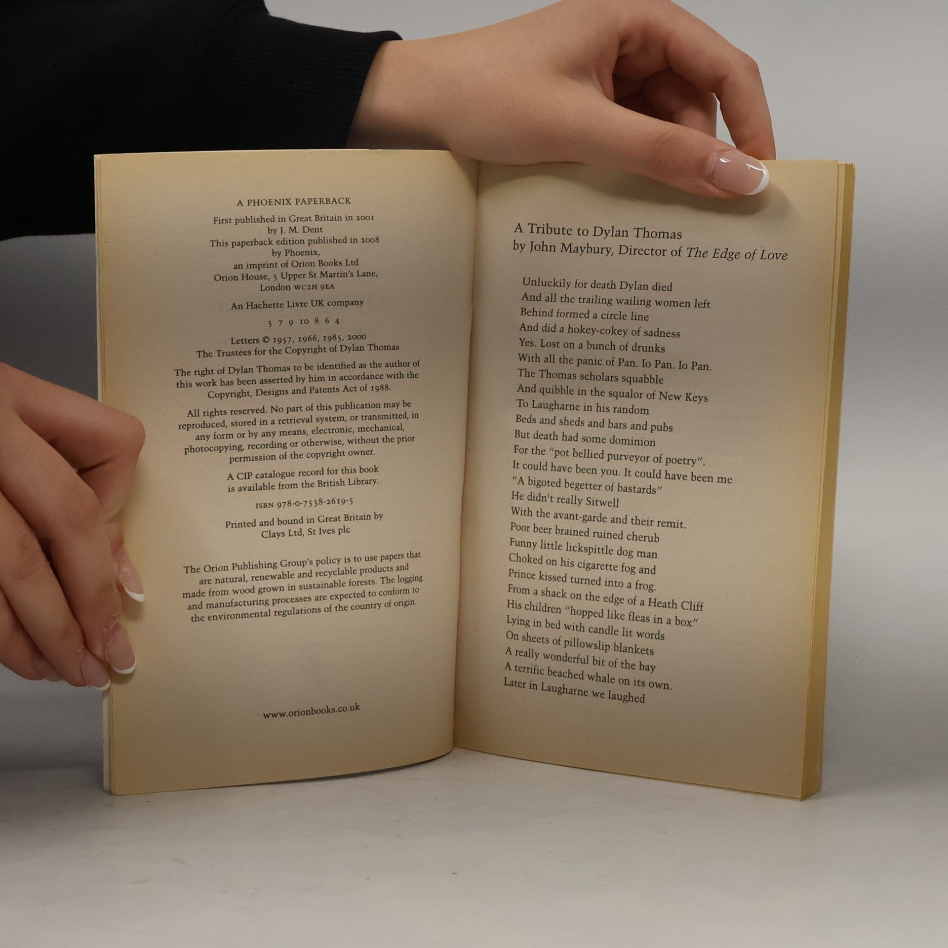 Dylan Thomas The Love Letters of Dylan Thomas