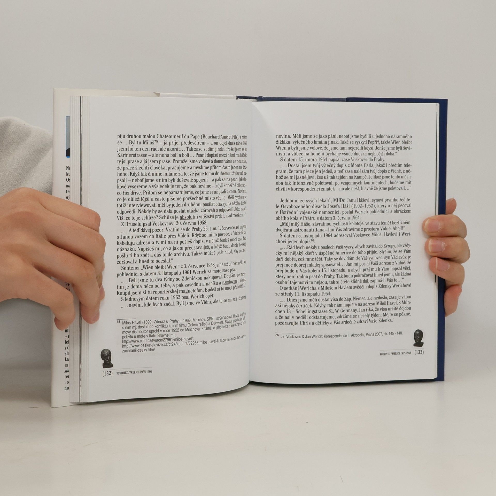 František Cinger Voskovec - Werich. Dialogy přes železnou oponu