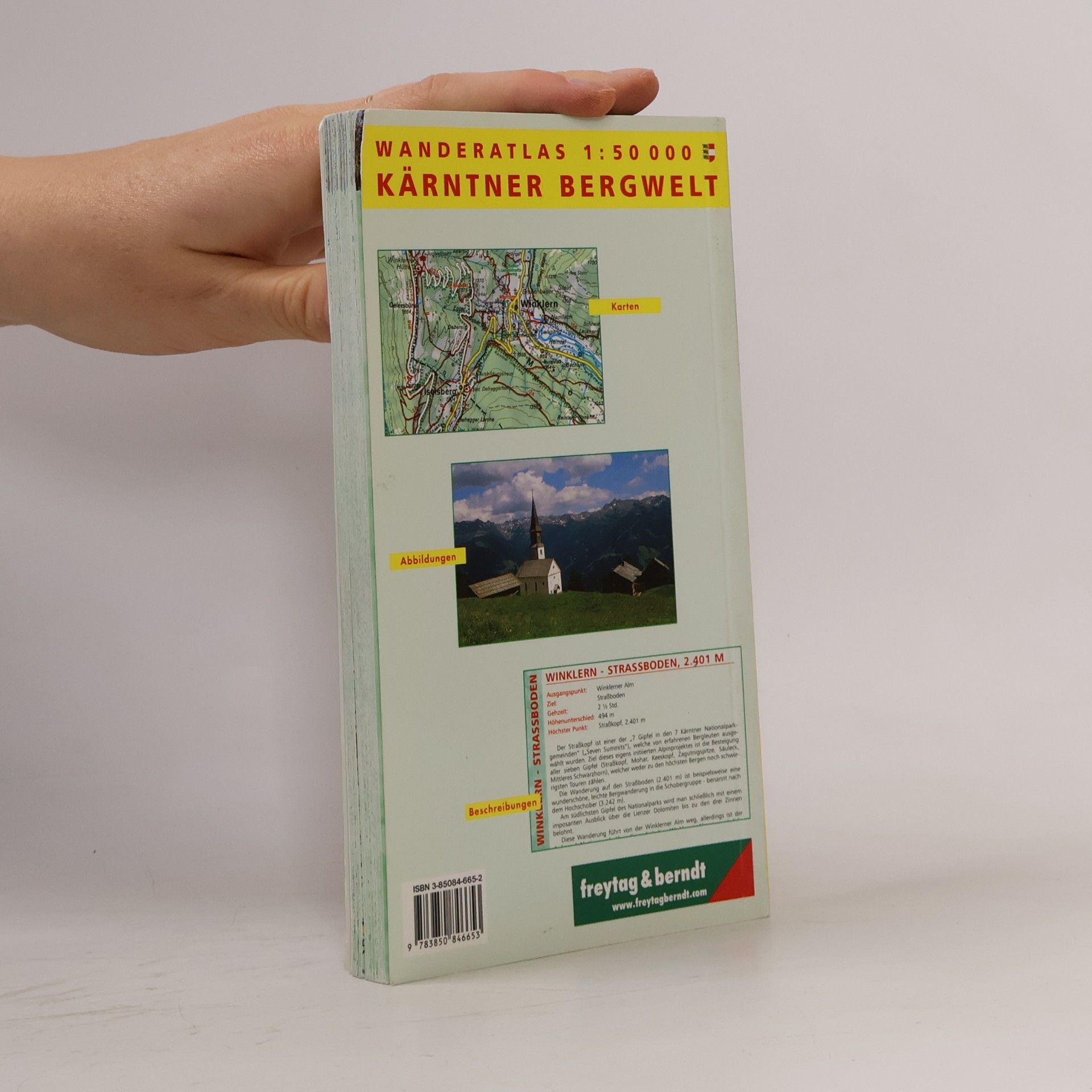 Freytag-&-Berndt-Wanderatlas Kärntner Bergwelt