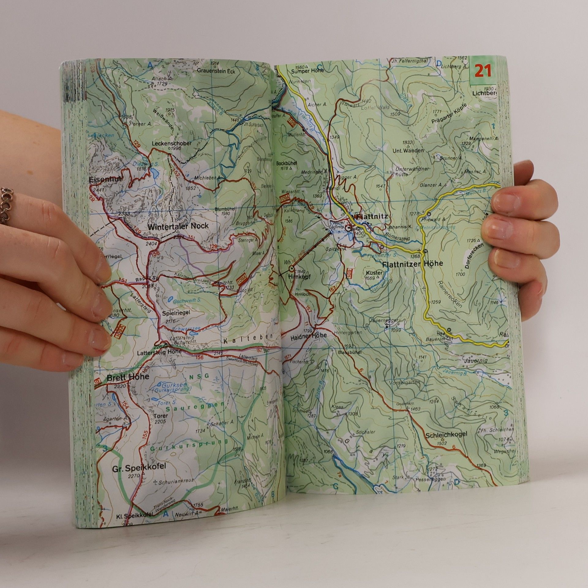 Freytag-&-Berndt-Wanderatlas Kärntner Bergwelt