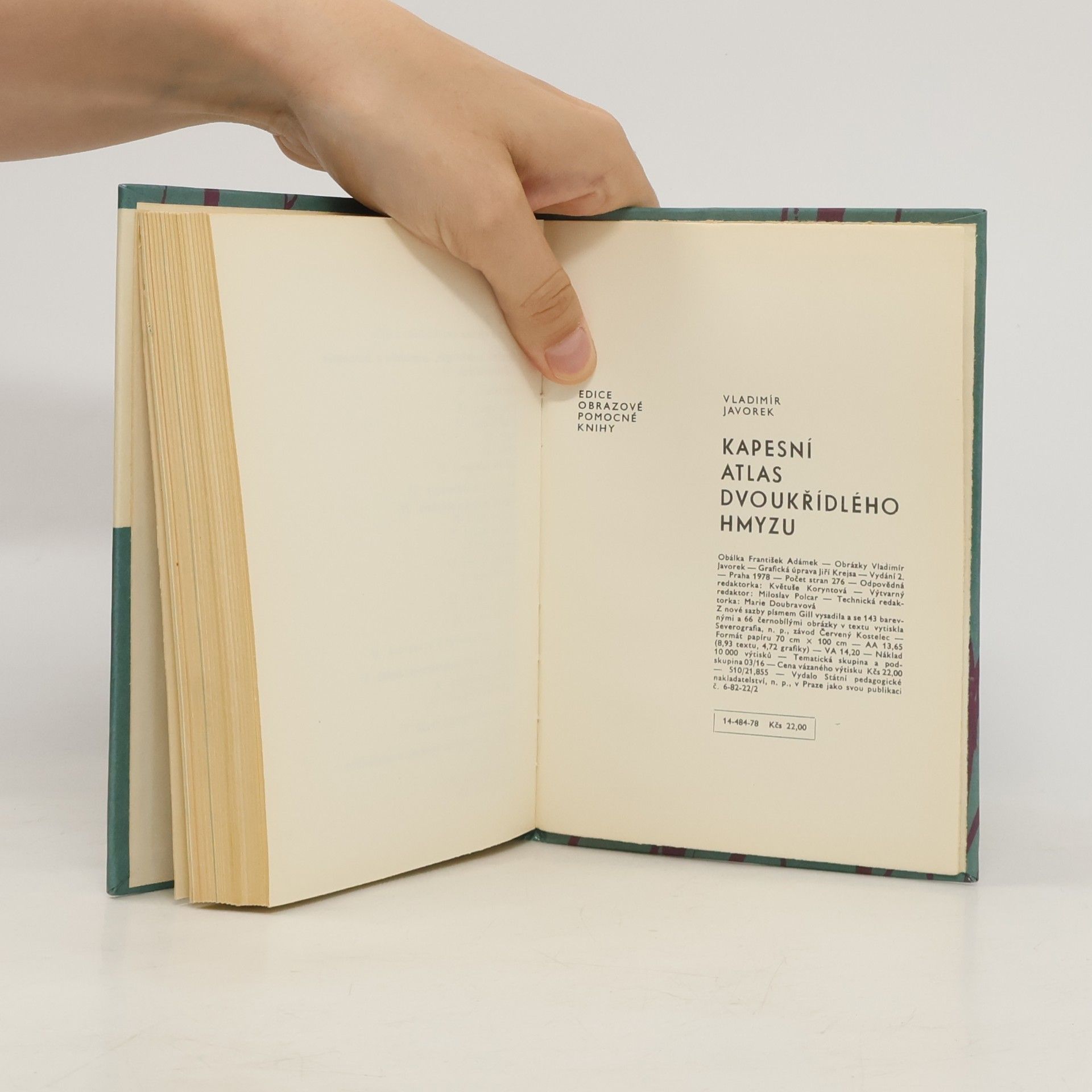 Vladimír Javorek Kapesní atlas dvoukřídlého hmyzu