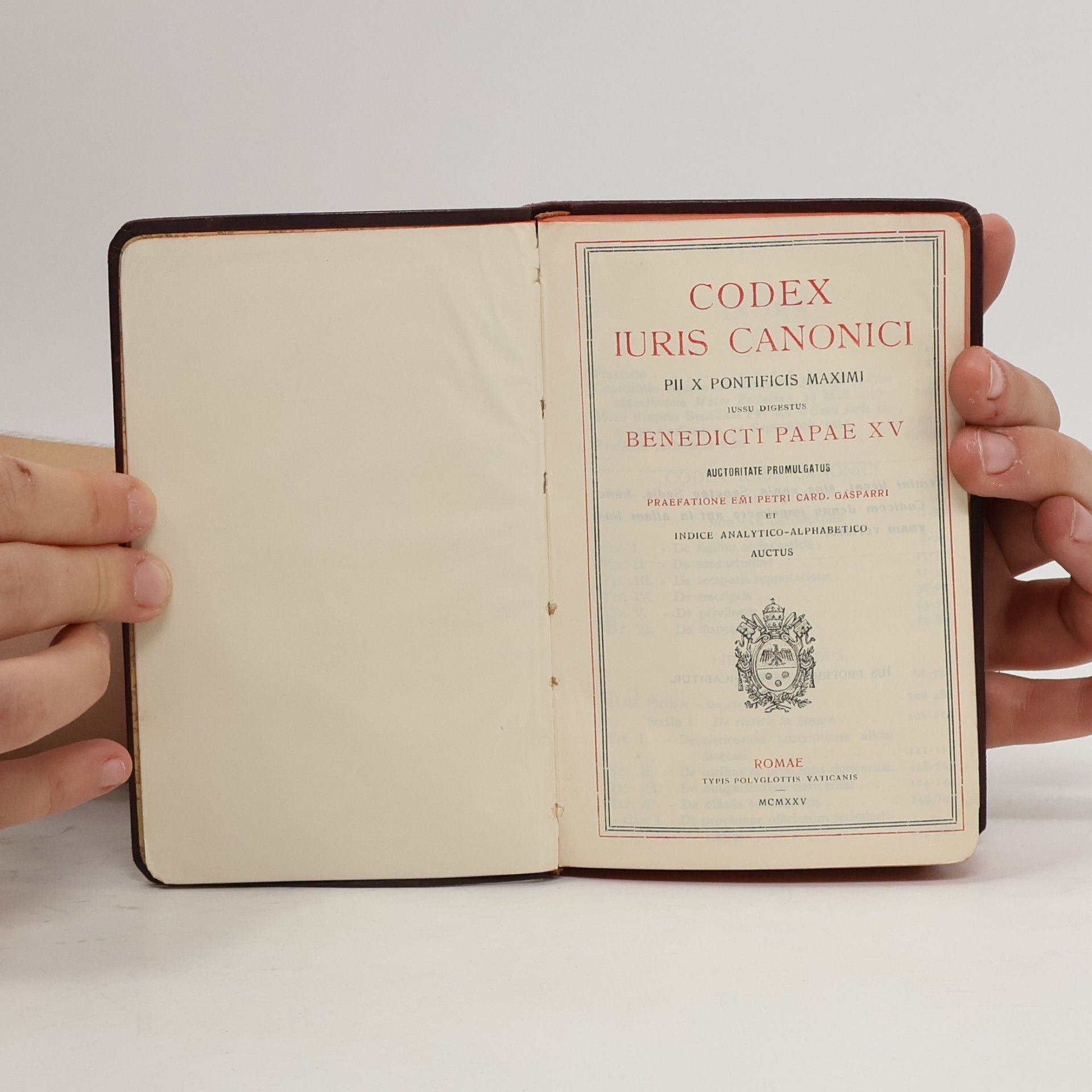 Benedicti Papae XV Codex Iuris Canonici