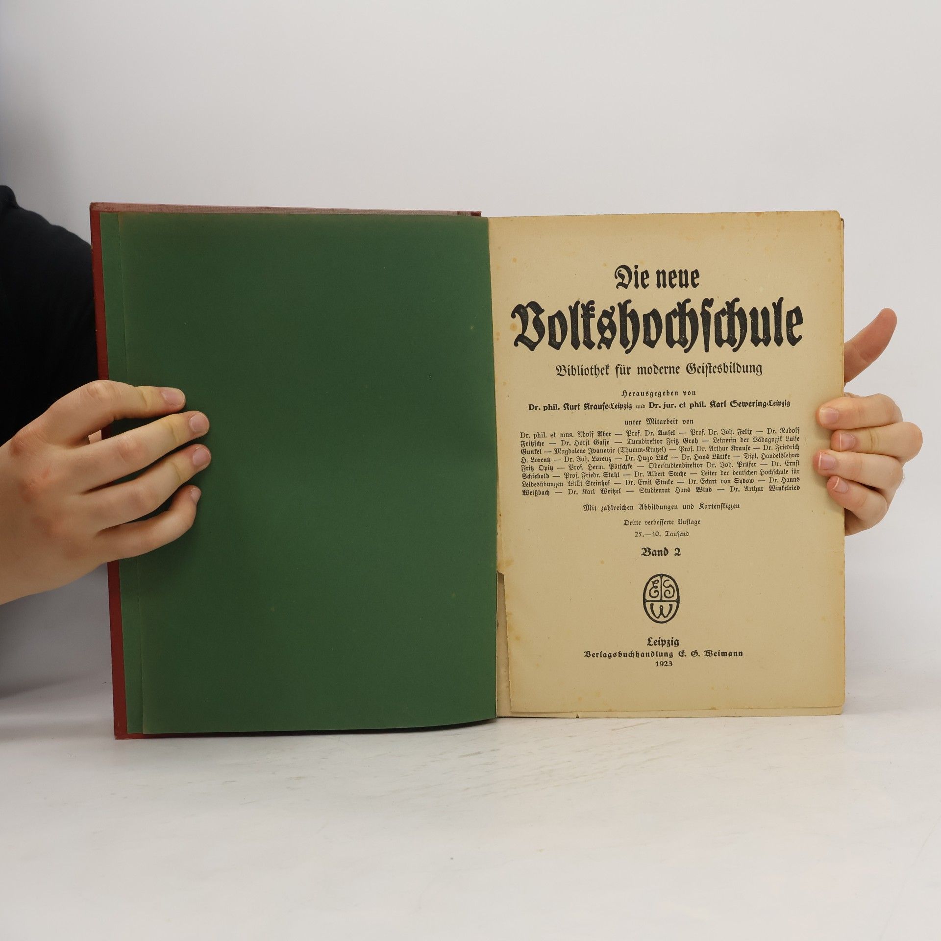 Kurt Krause Die neue Volkshochschule 1-2